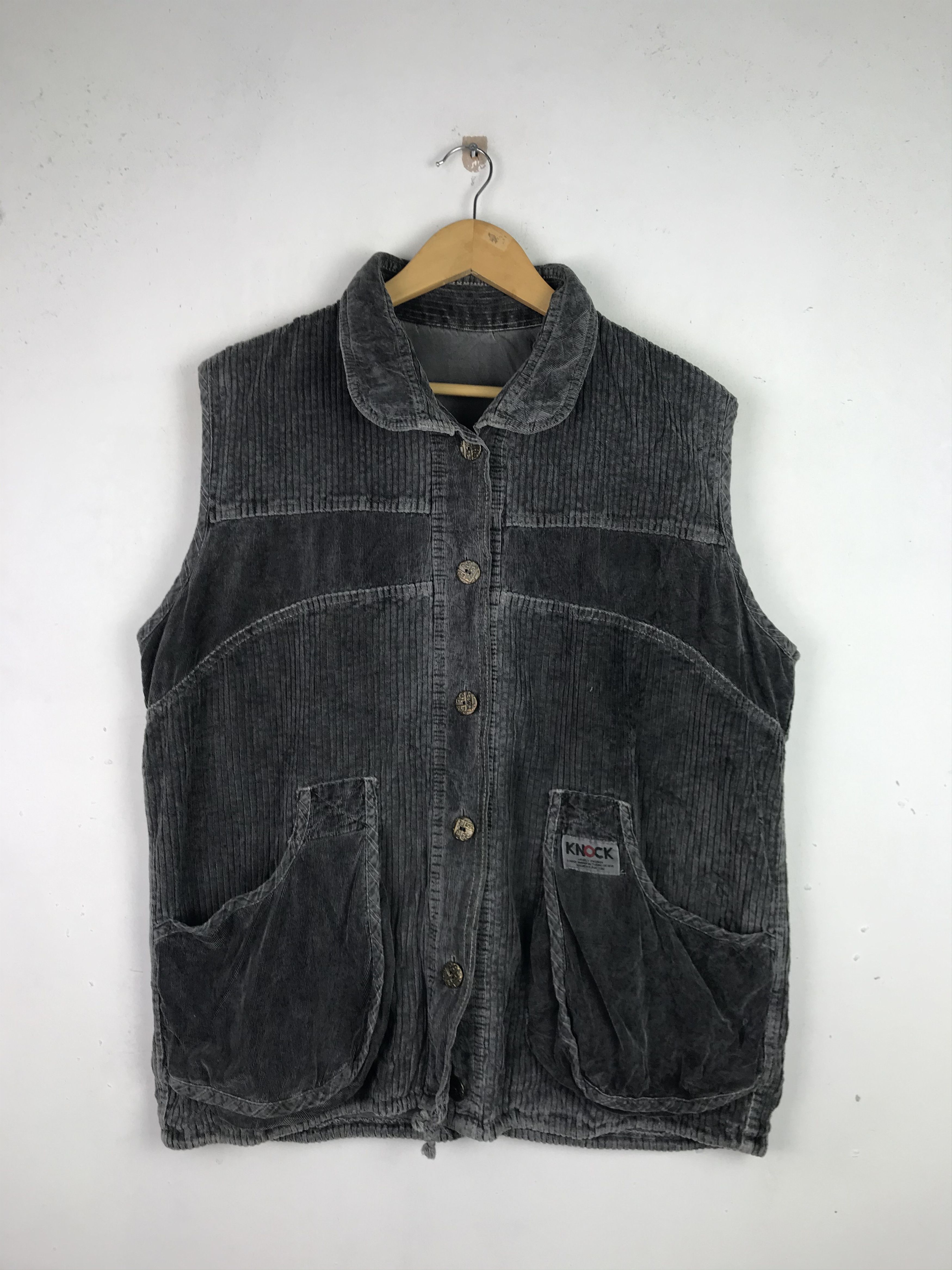 Japanese Brand × Vintage Vintage Knock Vest Rare Item Size US XL / EU 56 / 4 - 1 Thumbnail