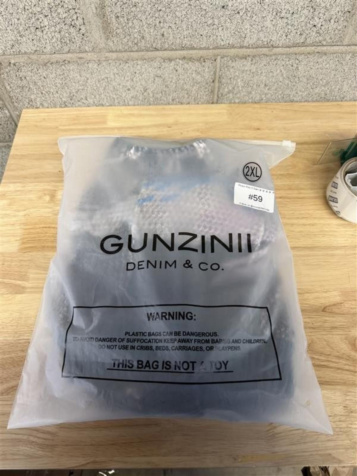 Other 2020s Gunzinii Denim Co Knit Shorts Graphic 2XL NWT Luxury Size US 40 / EU 56 - 6 Thumbnail