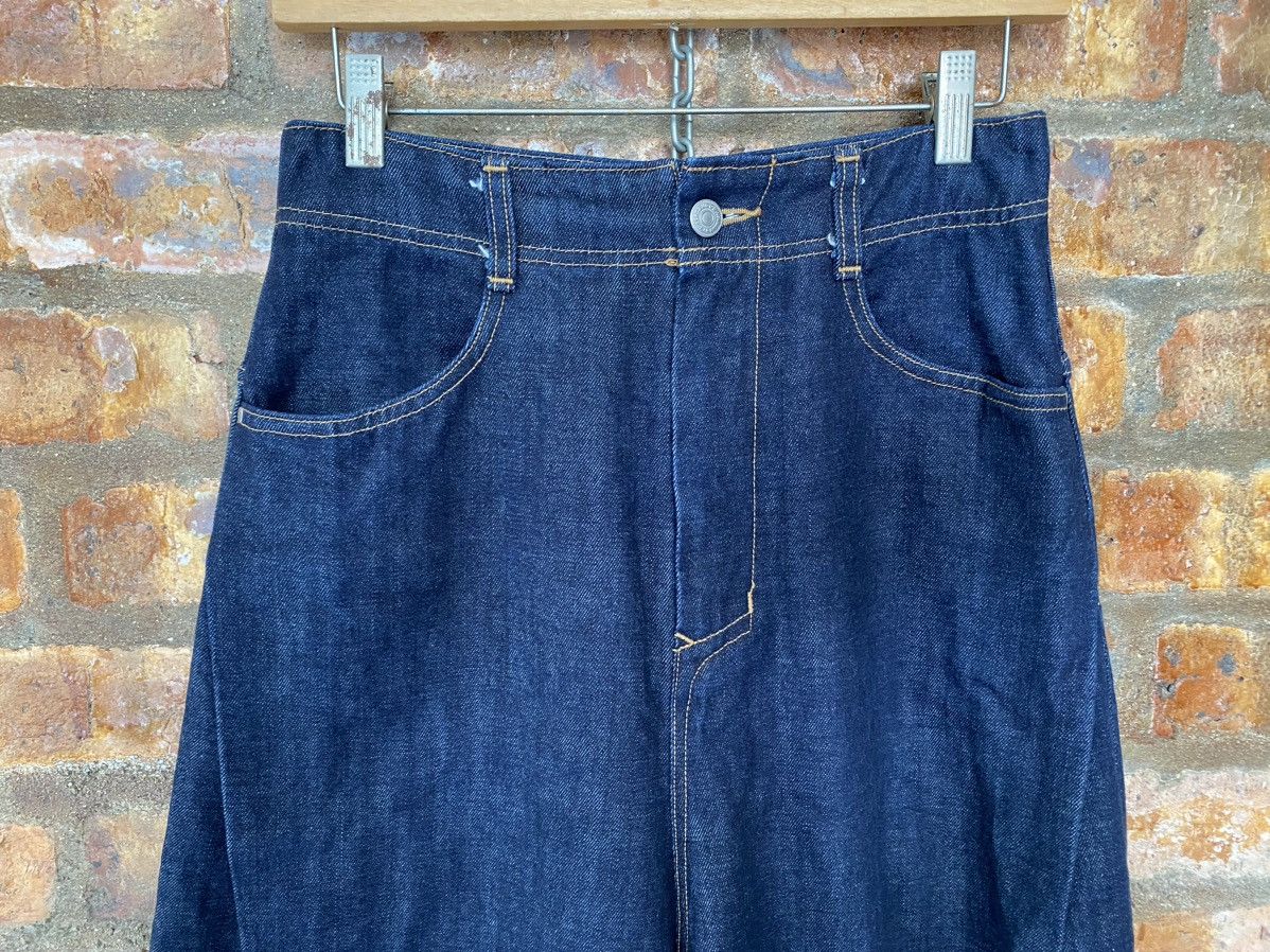 Vtg Zucca by Issey Miyake Baggy Wide Leg half selvedge pants