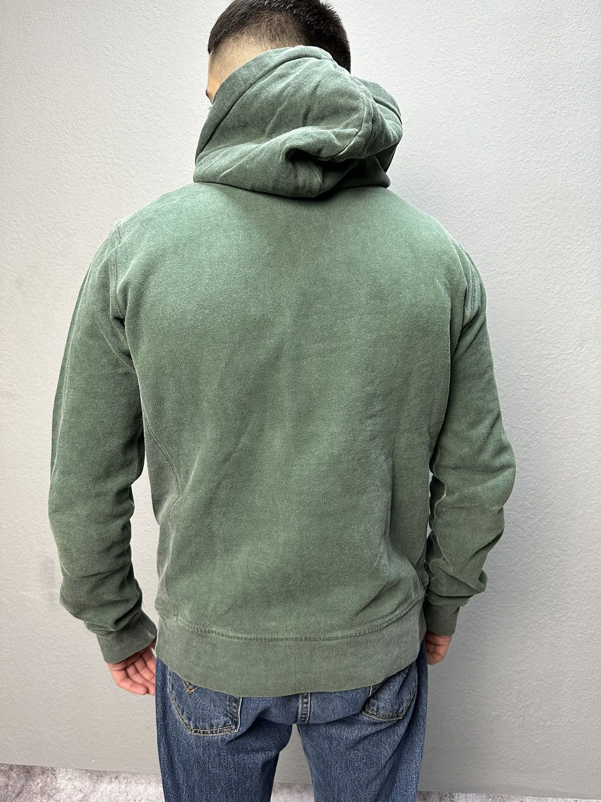 Converse Vintage Converse Green Hoodie 00s Big Logo Size US M / EU 48-50 / 2 - 12 Thumbnail