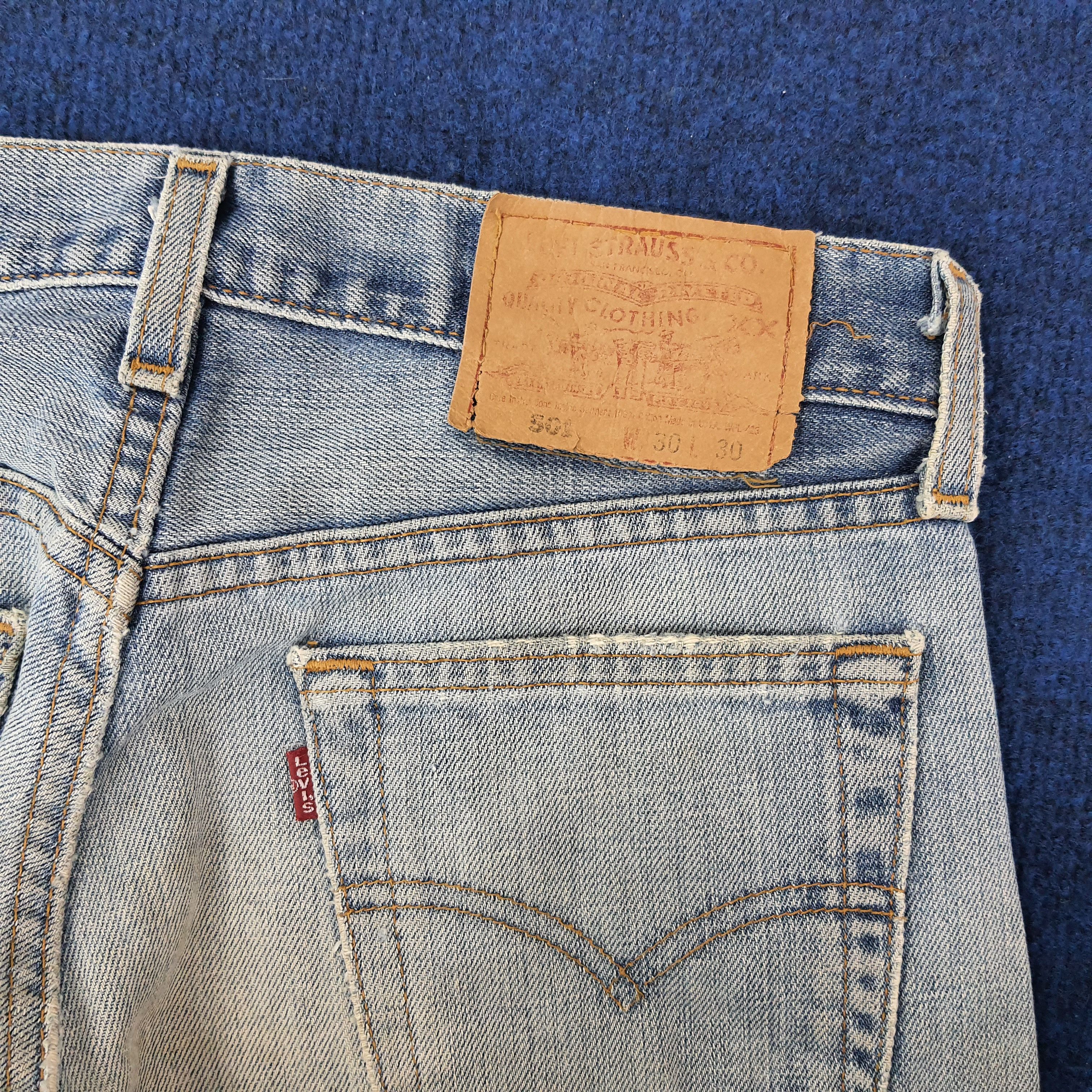 Levi's Vintage Levi's 501 Distressed Style Jeans C228N35 Size US 28 / EU 44 - 4 Thumbnail
