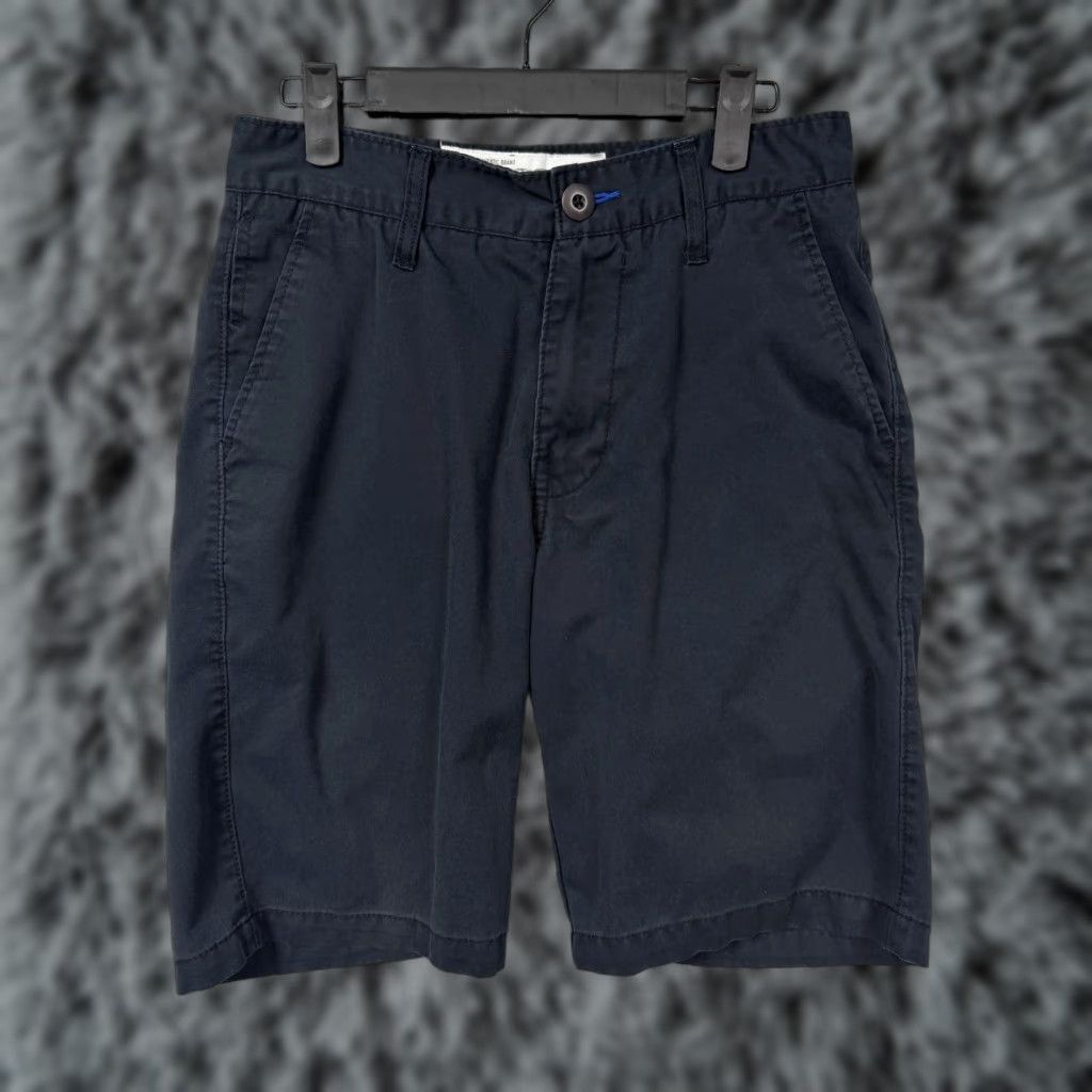 Aeropostale Aeropostale Chino Shorts Mens 29x8.5 Blue Flat Front Preppy Old Money Summer Mens Size US 29 - 1 Thumbnail