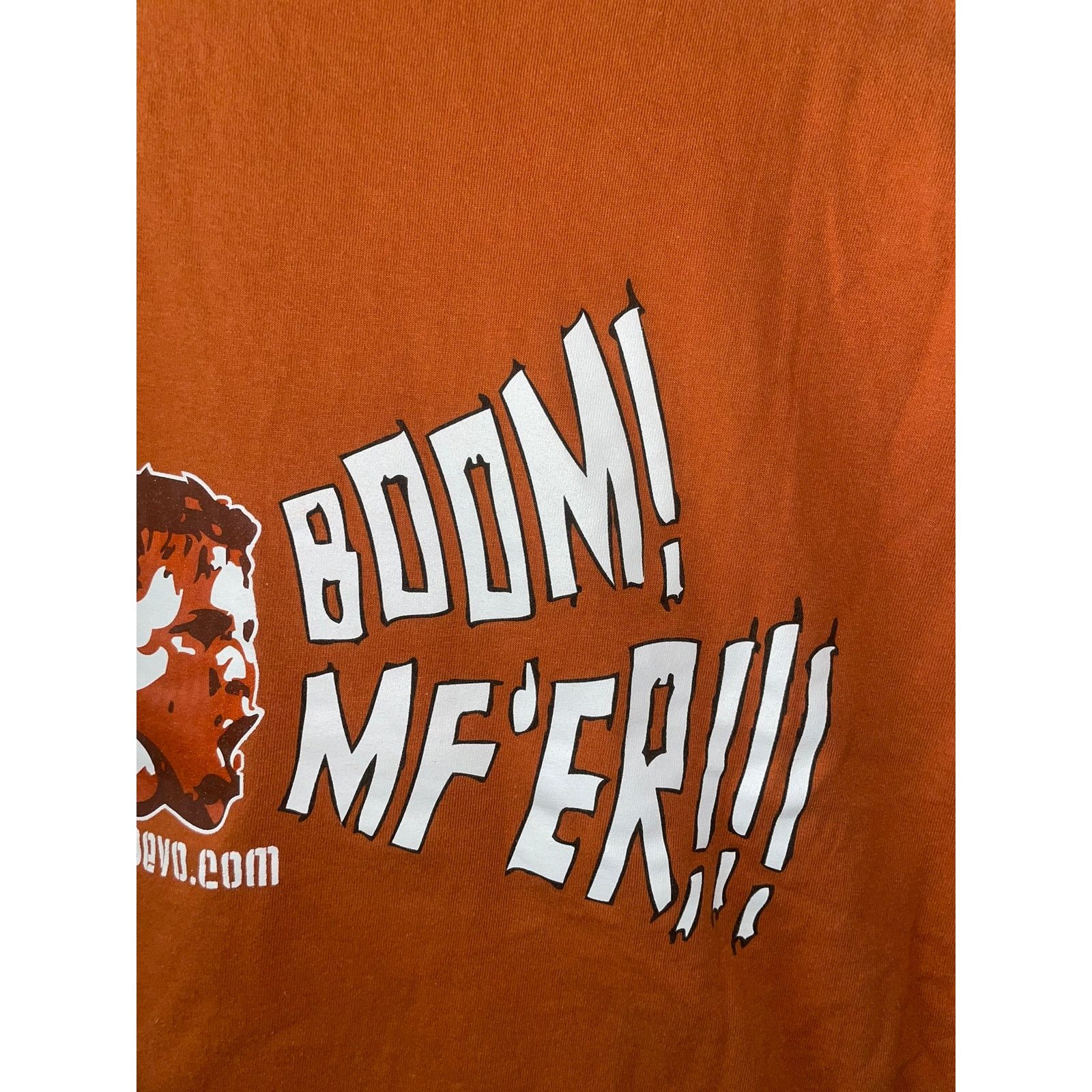 Gildan Shaggy Bevo Boom MF'er Shirt Orange Y2K 2000s M Tee Size US M / EU 48-50 / 2 - 6 Thumbnail