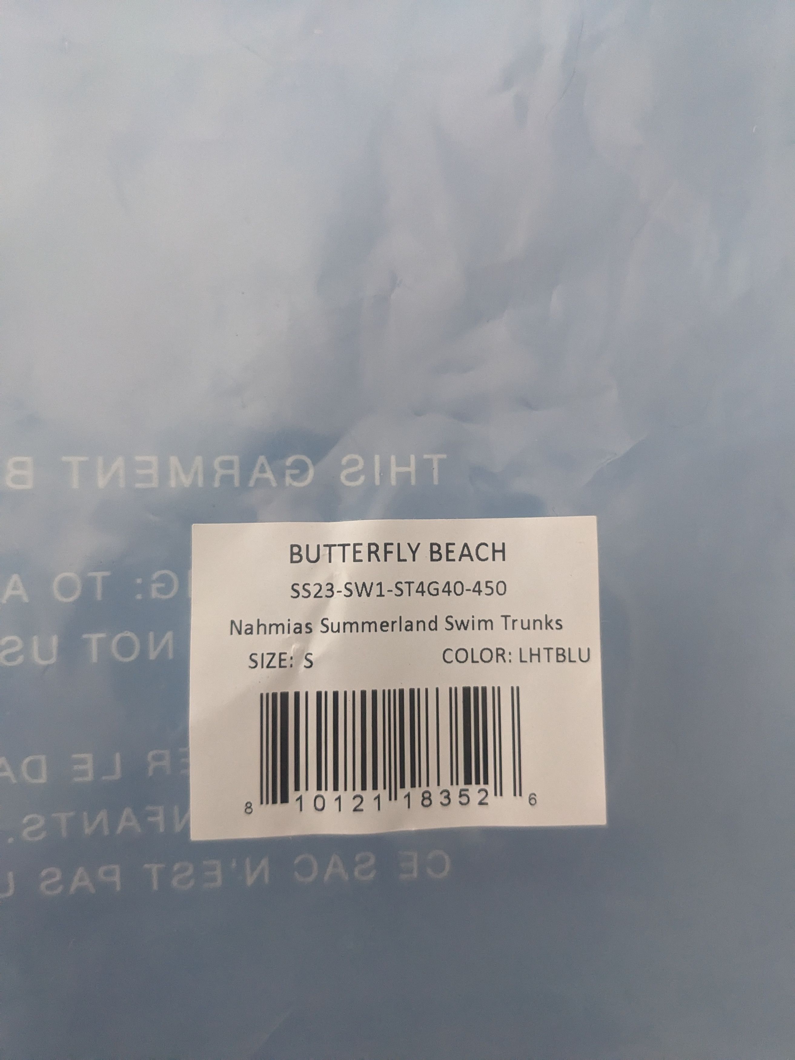 Nahmias Nahmias Summerland Swim Shorts "Butterfly Beach" Size US 29 - 3 Thumbnail