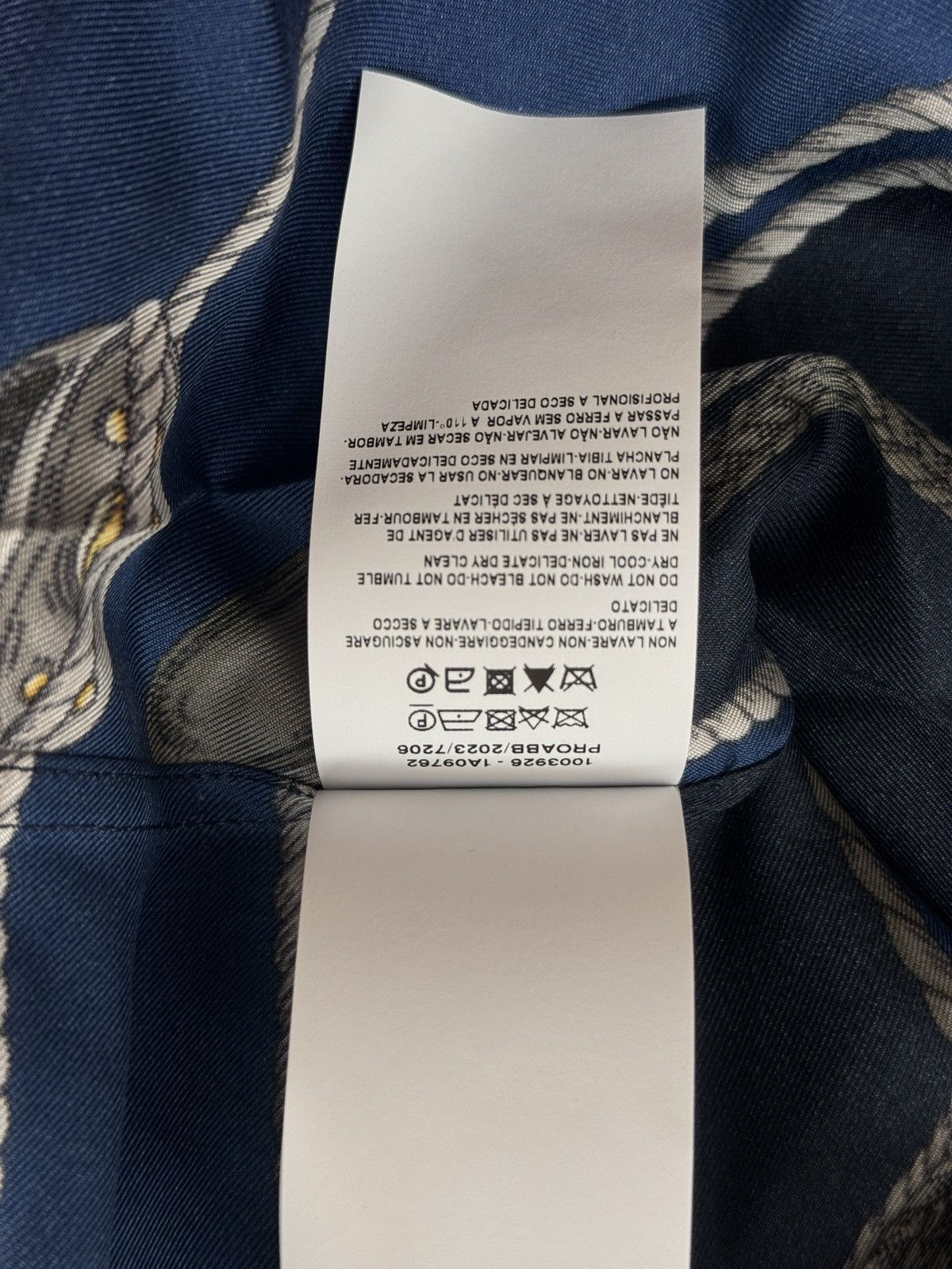 Designer × Versace VERSACE NAUTICAL PRINT SHIRT Size US M / EU 48-50 / 2 - 18 Thumbnail