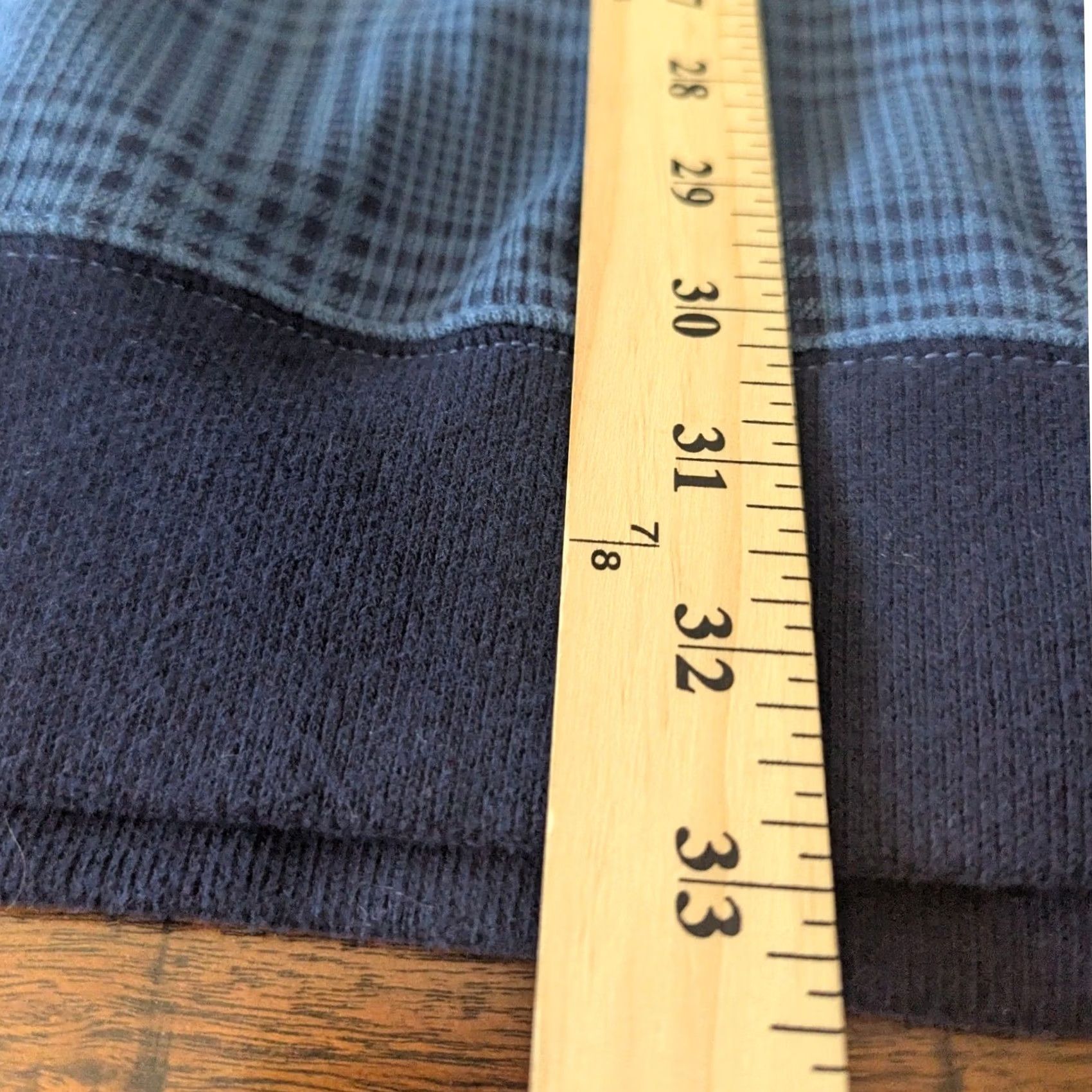 Lands' End VINTAGE: No Lands' End 2XLT Plaid Pullover Sweatshirt Zip Mock Neck Men Blue Quadruple-checked? Size US XXL / EU 58 / 5 - 6 Thumbnail