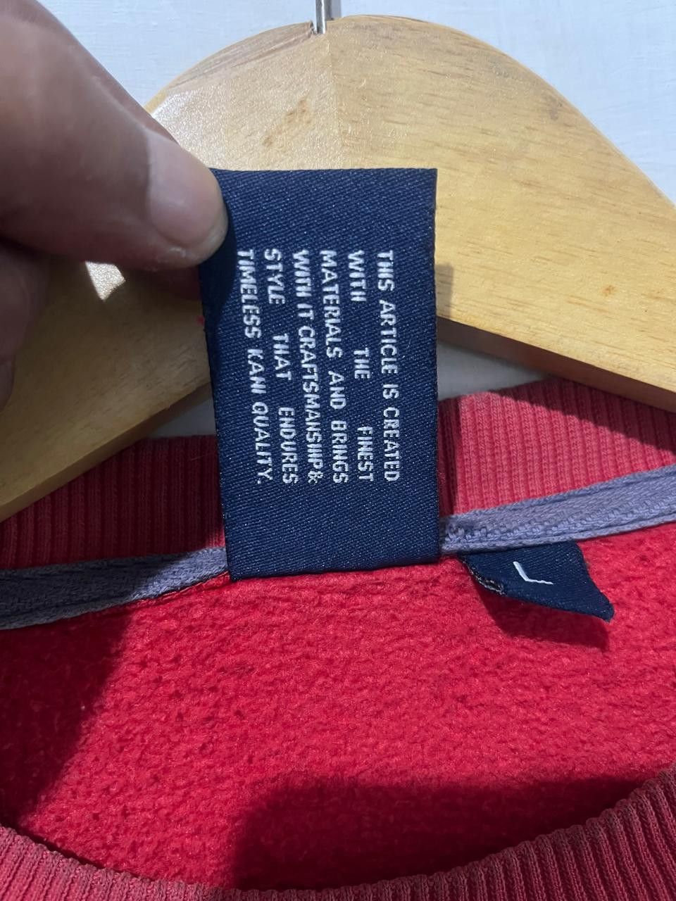 Japanese Brand Japanese Sweater KarlKani Red Vintage Size US XL / EU 56 / 4 - 12 Thumbnail
