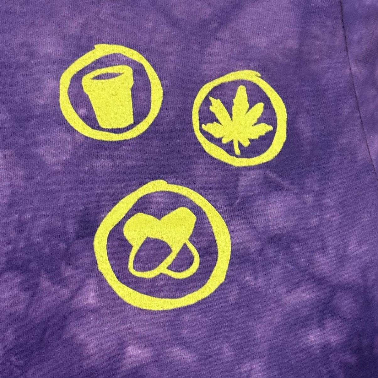 NAV NAV XO Bad Habits Purple Tie Dye Tee Size US L / EU 52-54 / 3 - 5 Thumbnail