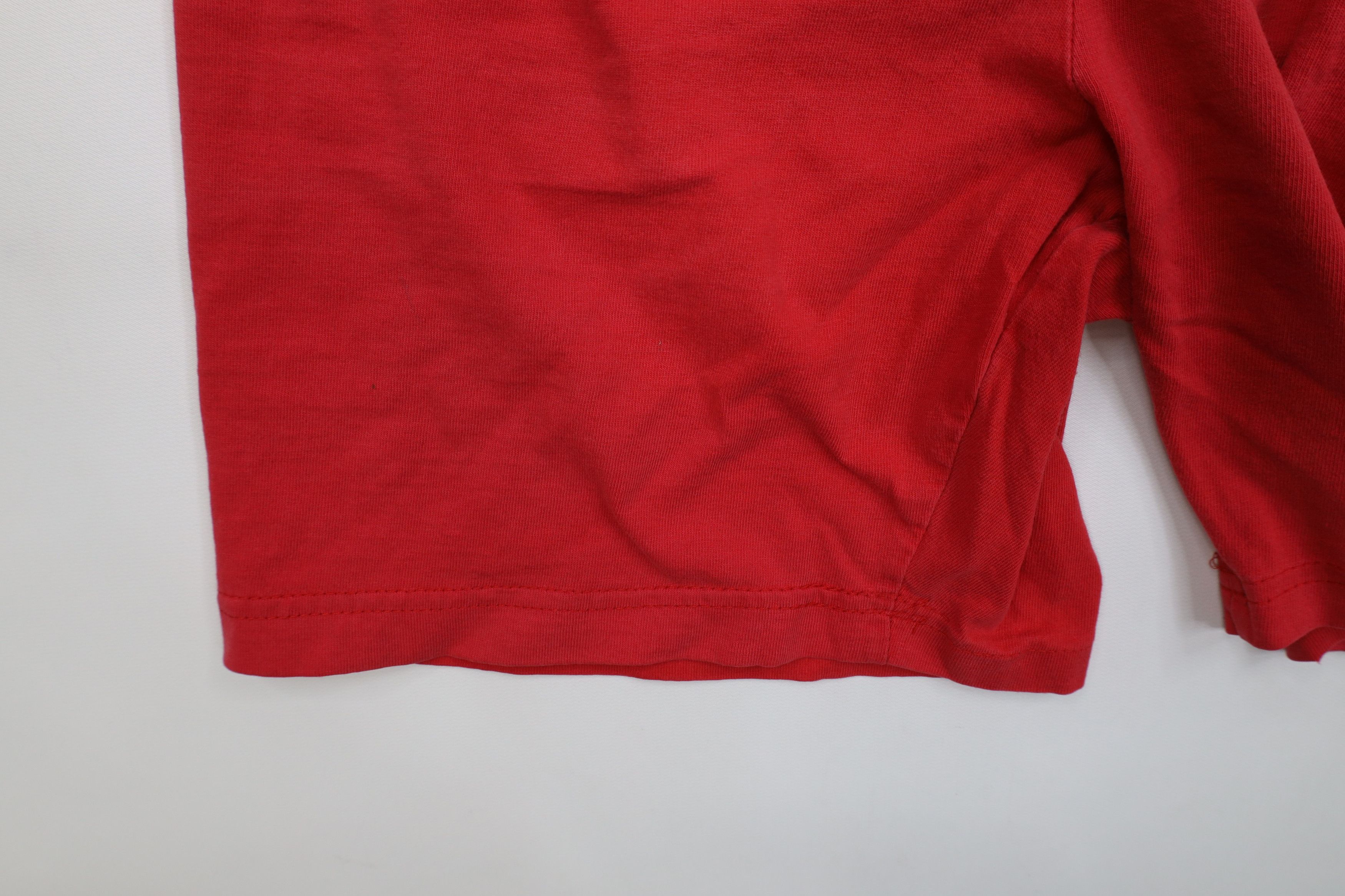 Vintage Vintage 90s Ohio State University Above Knee Shorts Red USA Size US 32 / EU 48 - 6 Thumbnail