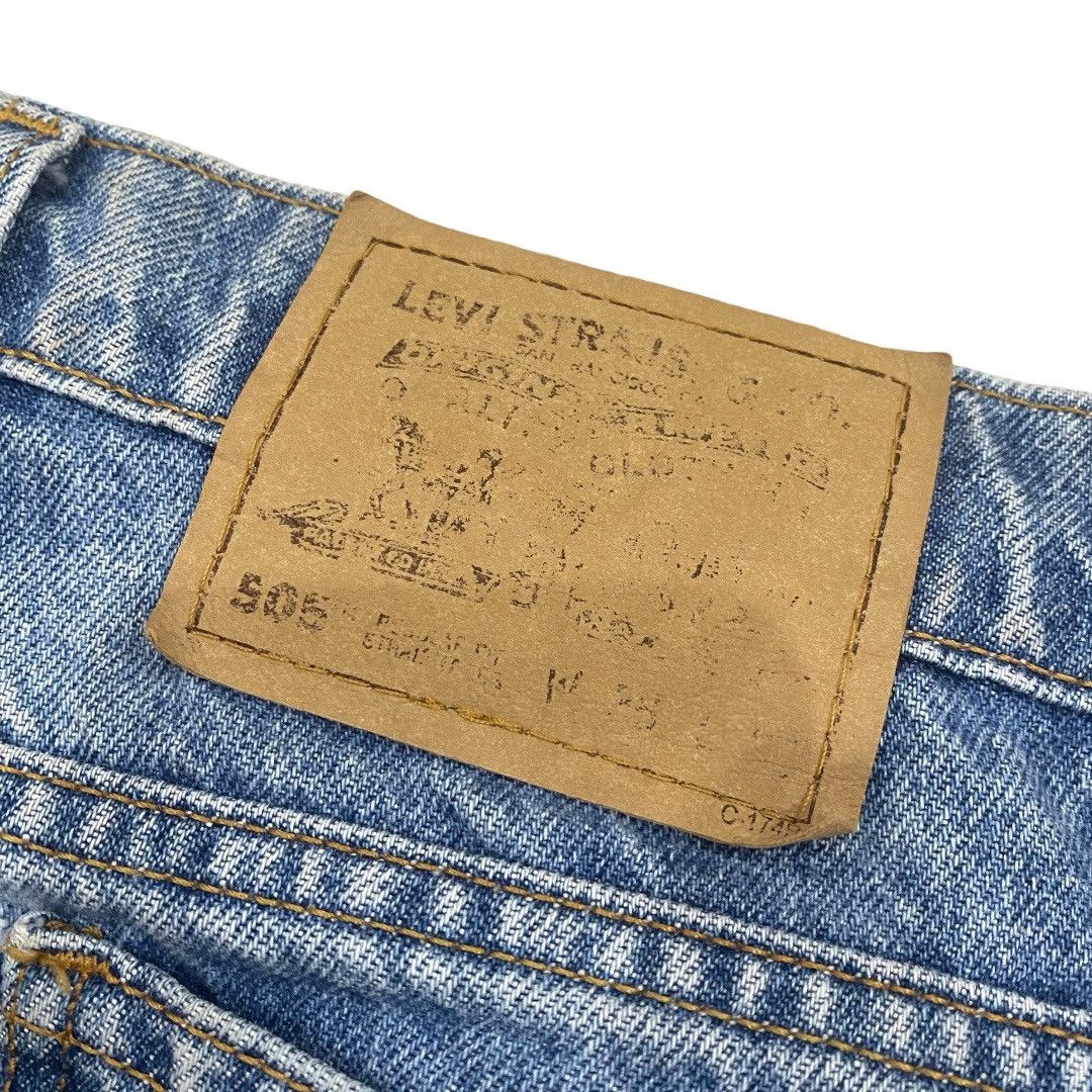 Levi's Vintage 90s Levi’s 505 Orange Tab Denim Jeans Size US 36 / EU 52 - 9 Thumbnail
