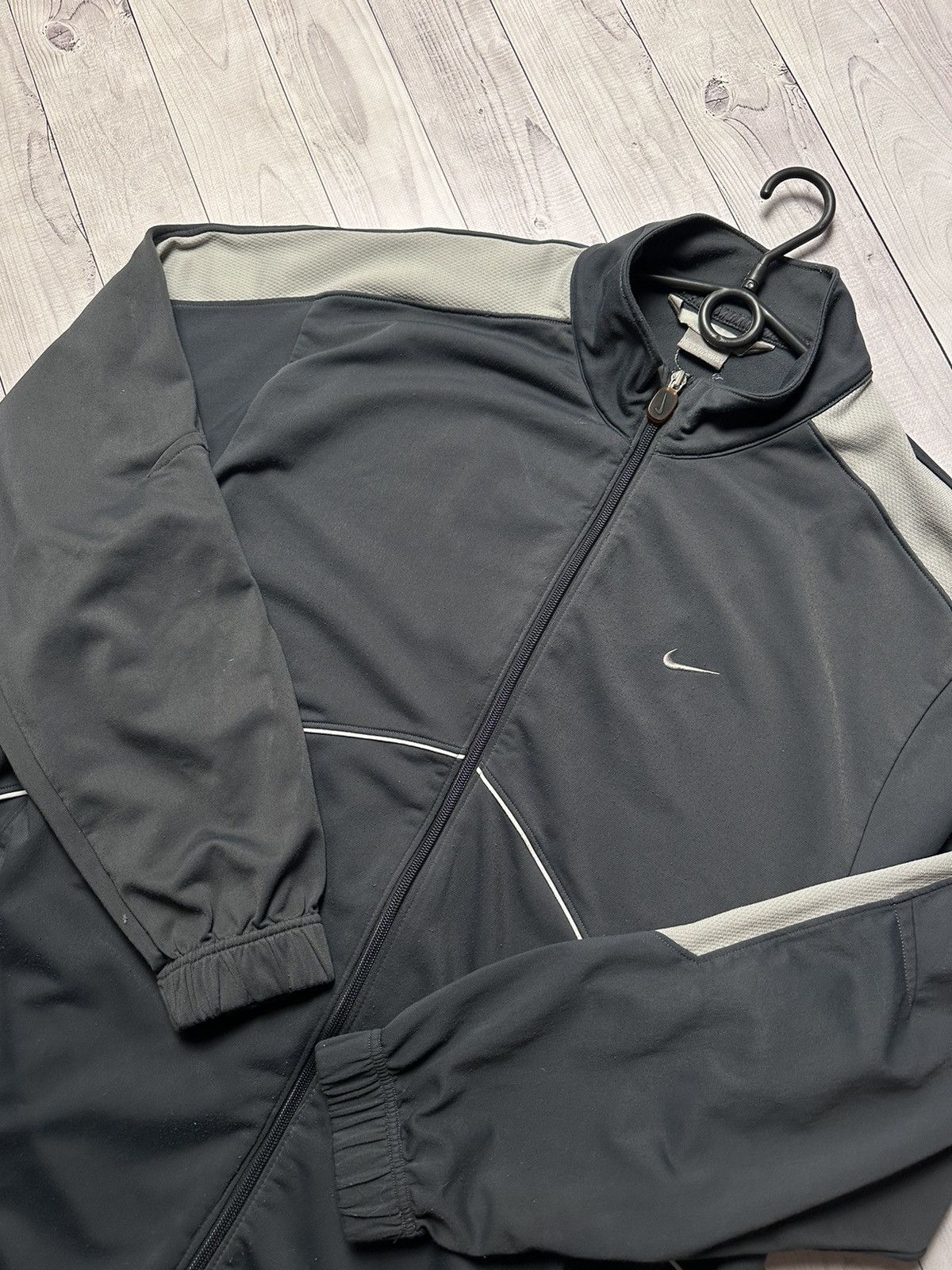 Nike × Vintage Vintage Nike Track jacket size XXL logo grey Size US XXL / EU 58 / 5 - 6 Thumbnail