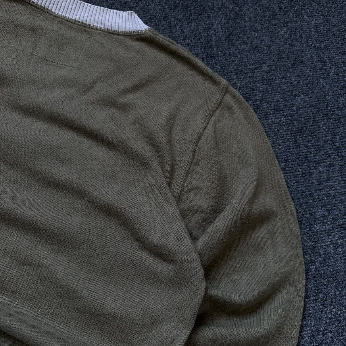 Le Grande Bleu (L.G.B.) VTG Knit V Neck Sweater Vintage Green Y2K 00s Size M Grunge Size US M / EU 48-50 / 2 - 14 Thumbnail