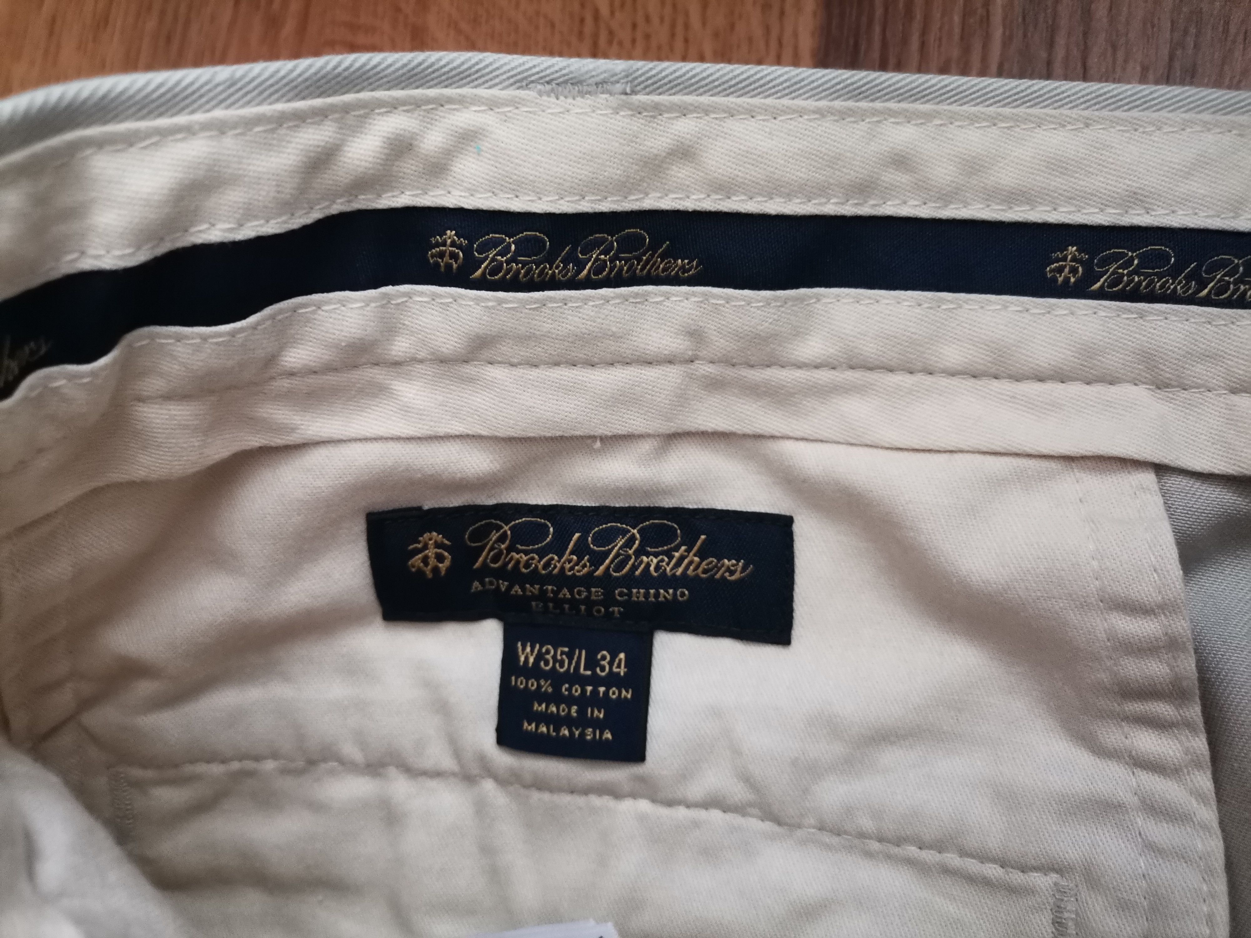 Brooks Brothers Vintage Brooks Brothers Elliot Chino Pants Size US 35 - 2 Thumbnail
