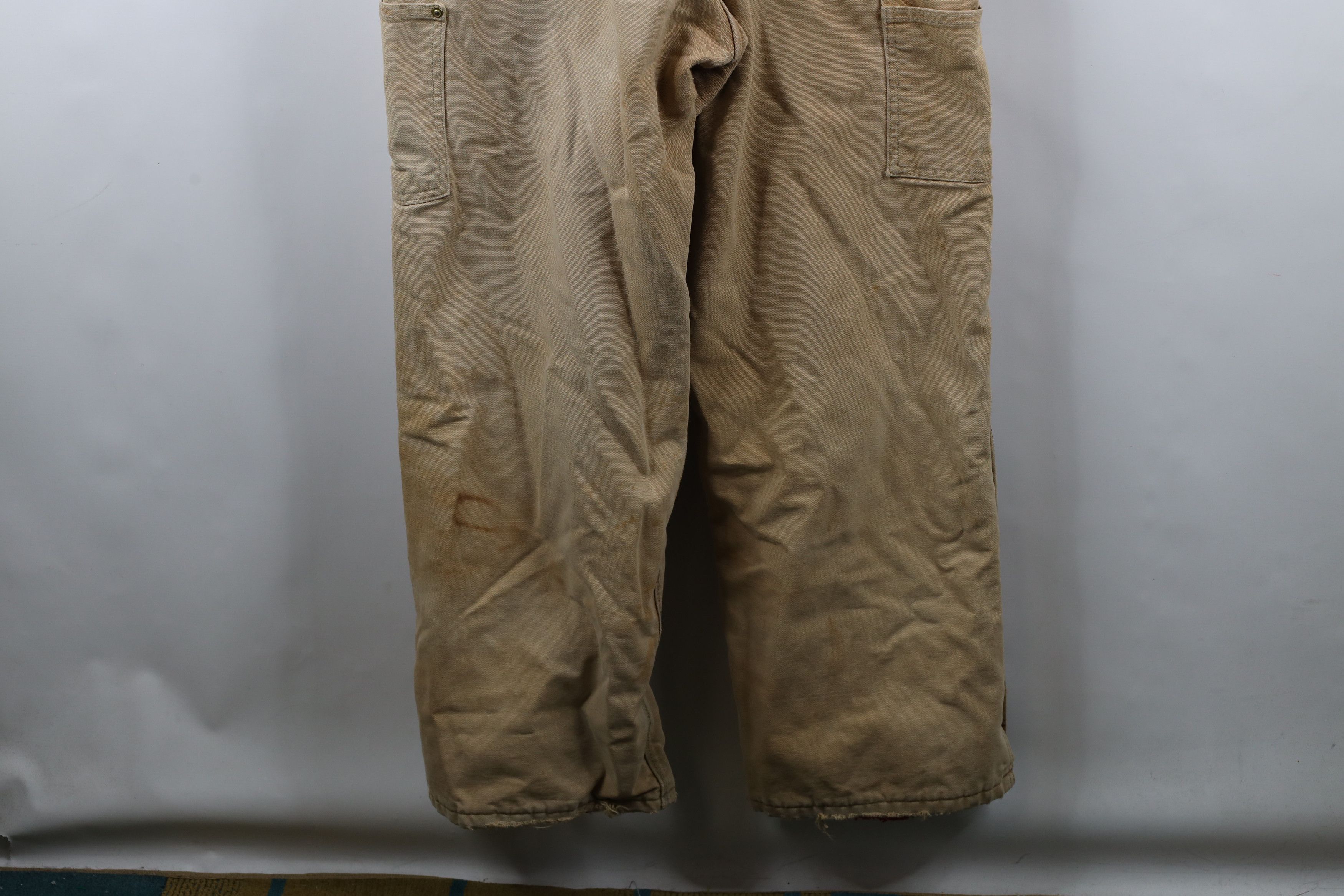 Carhartt × Vintage Vintage 90s Carhartt Thrashed Quilted Double Knee Overalls Size US 36 / EU 52 - 22 Thumbnail