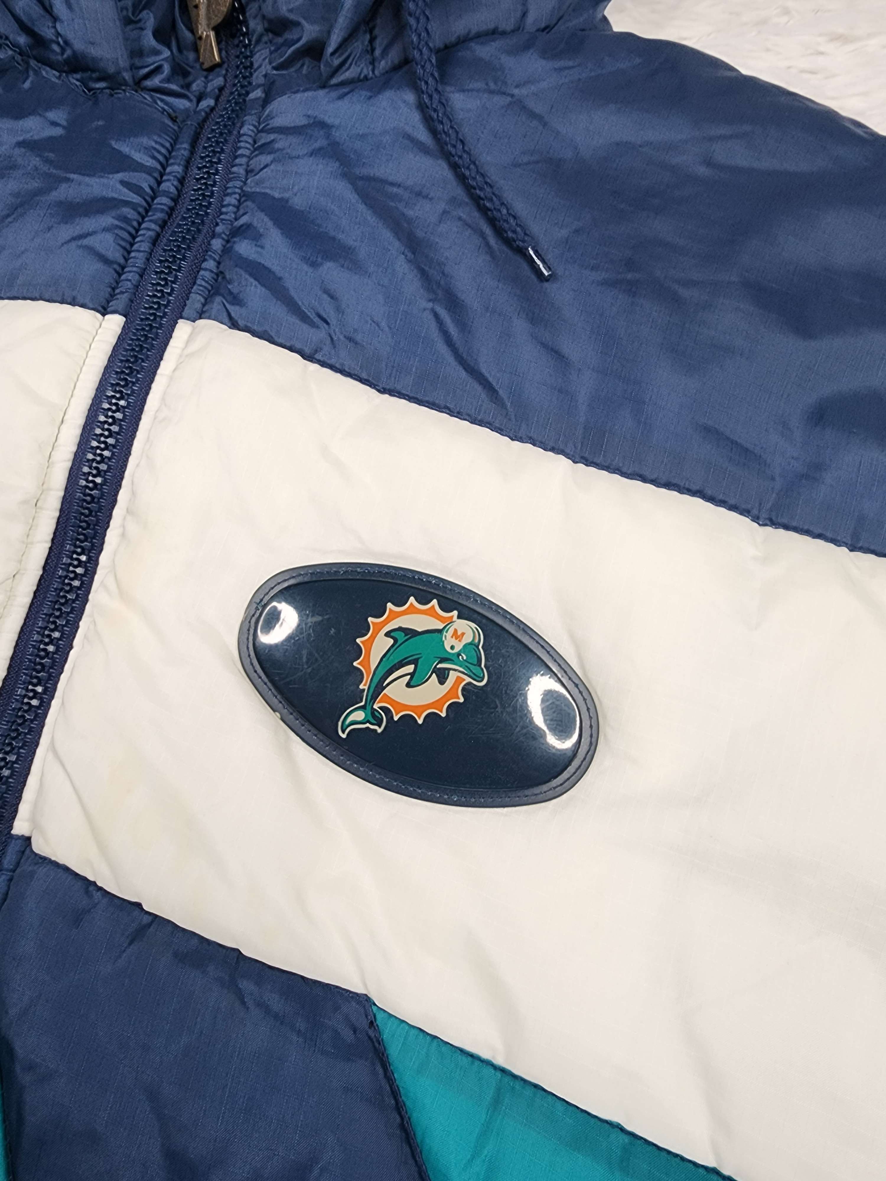 NFL Vintage NFL Miami Dolphins Pro player puffer jacket Size US L / EU 52-54 / 3 - 4 Thumbnail