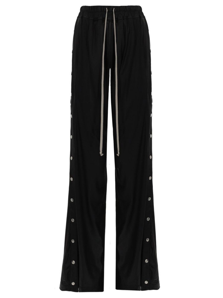 Rick Owens Drkshdw RICK OWENS DRKSHDW PANTALONE "WIDE PUSHER" - BLACK Size 30" / US 8 / IT 44 - 1 Thumbnail