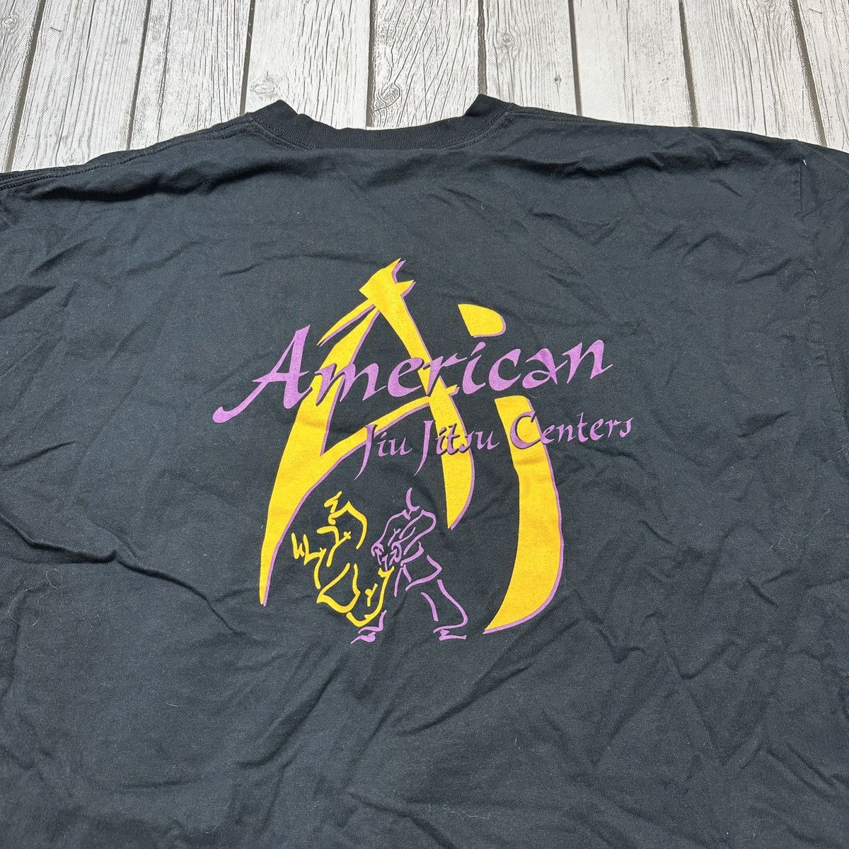 Gildan × Vintage Vintage American Jiu Jitsu tee Size US XXL / EU 58 / 5 - 3 Thumbnail