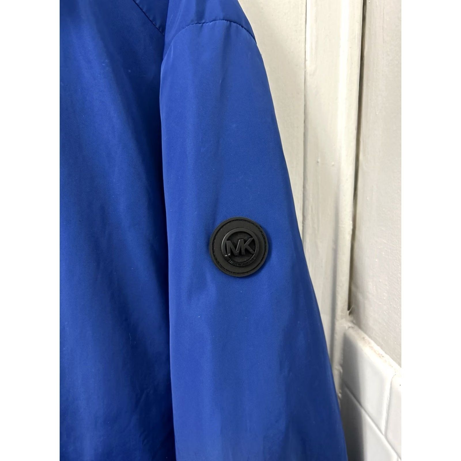 Michael Kors Michael Kors Jacket Mens L Blue Full Zip Packable Windbreaker Logo L/S Size US L / EU 52-54 / 3 - 4 Thumbnail