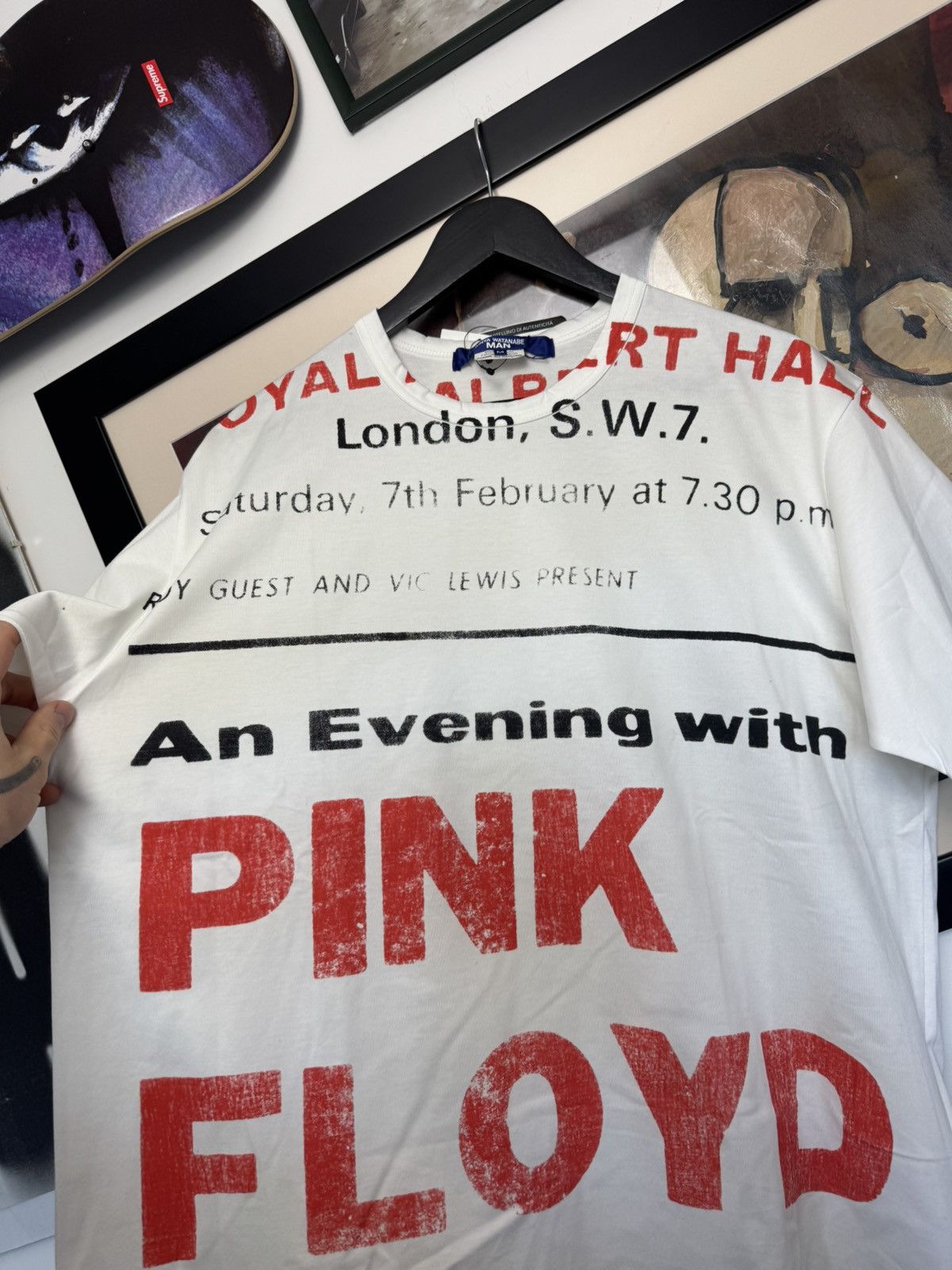 Junya Watanabe Junya Watanabe Comme Des Garcon Designer Band Tee Pink Floyd Size US M / EU 48-50 / 2 - 3 Thumbnail