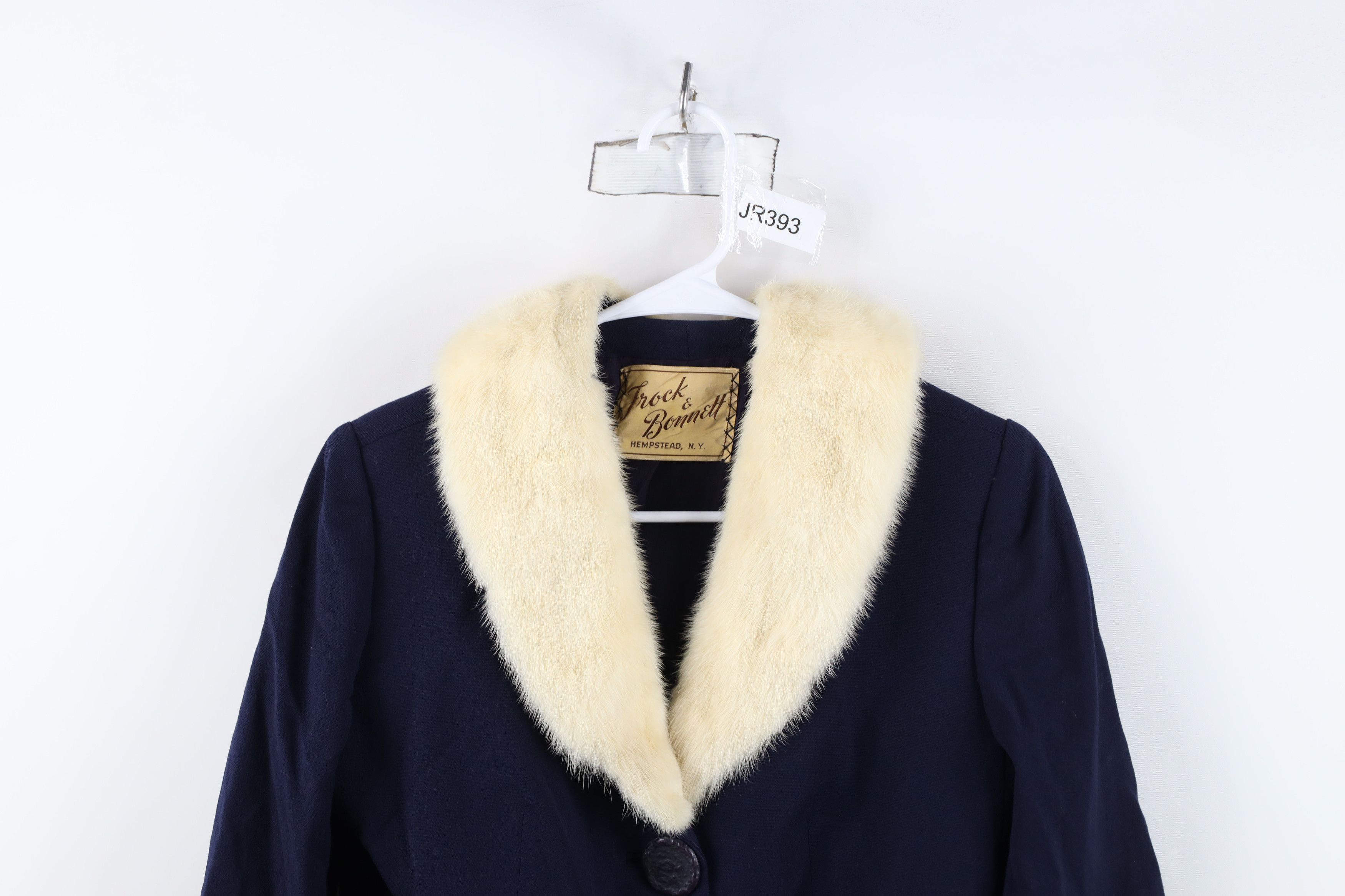 Vintage Vintage 50s Gabardine Collar Penny Lane Blazer Jacket USA Size S / US 4 / IT 40 - 2 Thumbnail