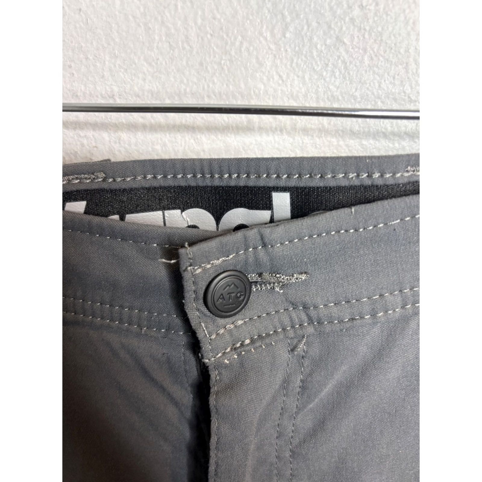 Wrangler Wrangler ATG All Terrain Gear Pants Mens 40x31 Gray Outdoor Hiking Lightweight Size US 38 / EU 54 - 3 Thumbnail