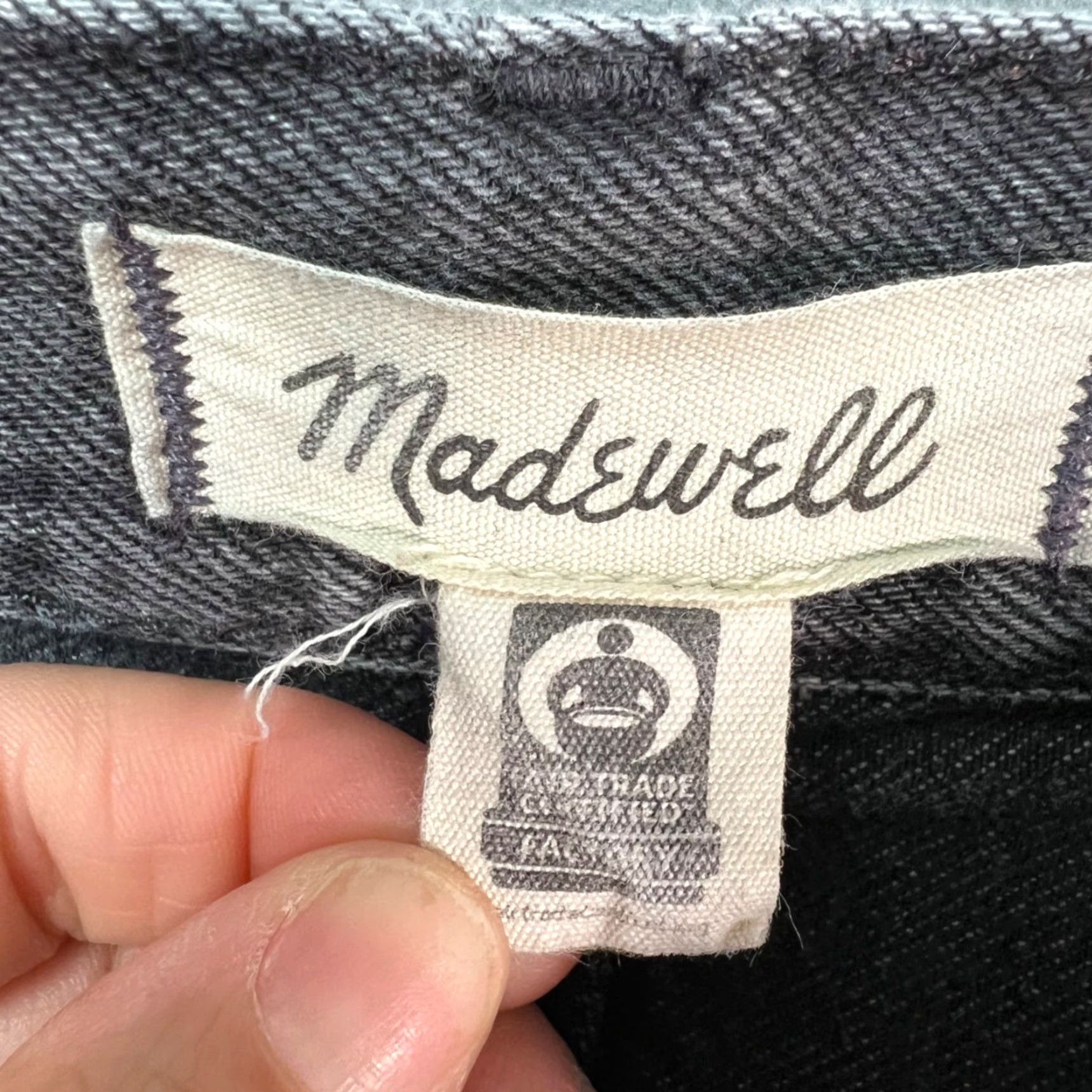 Madewell Madewell Womens Size 24 Superwide Leg Gray Denim Jeans Shirt? Size 42" / US 20 - 3 Thumbnail