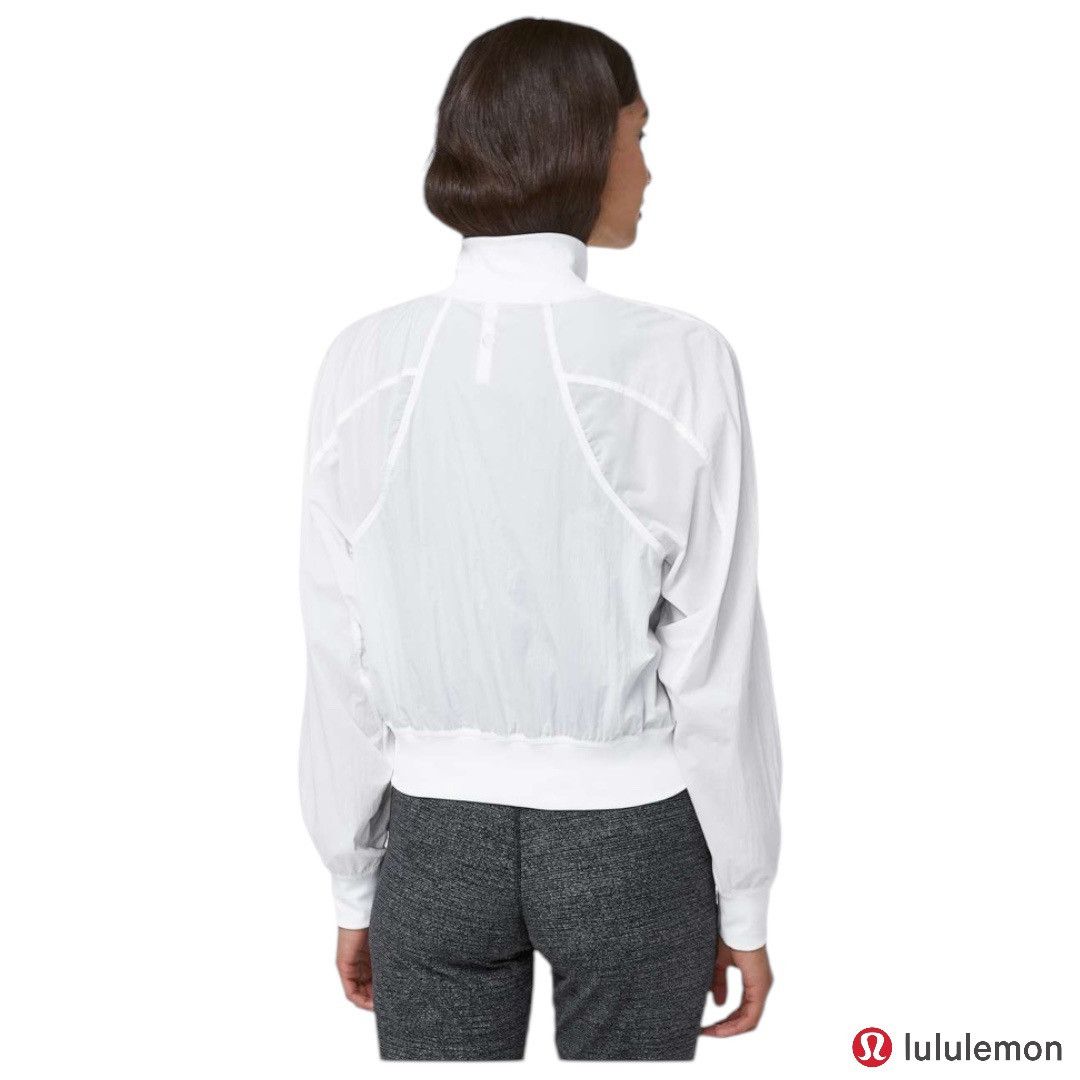 Lululemon NWT- Lululemon Serve It Full Zip Mesh Windbreaker Jacket Size M / US 6-8 / IT 42-44 - 2 Thumbnail