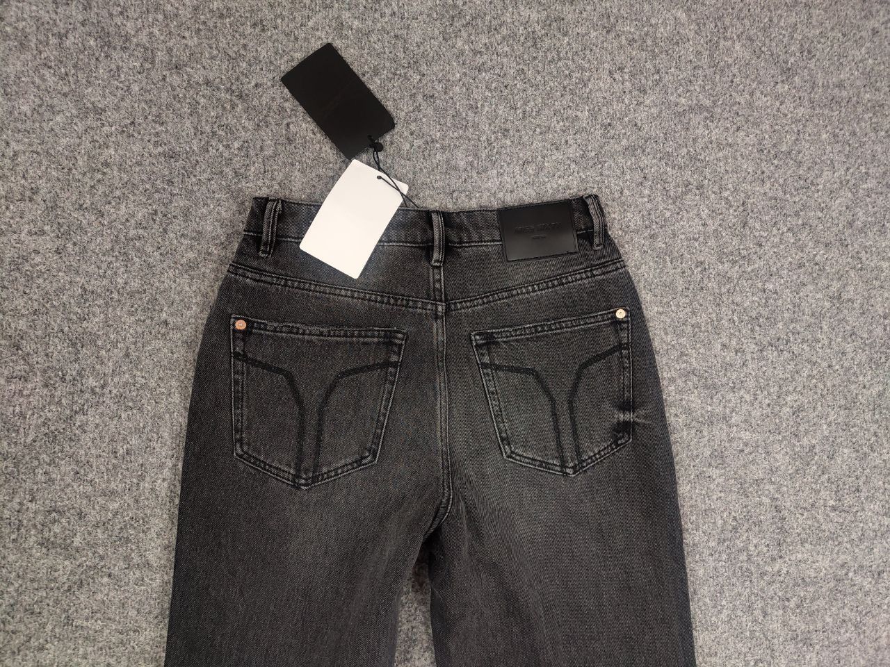 Miss Sixty Miss Sixty Vicki Mom Black Faded Denim Jeans Vtg Y2K Style Size 27" / US 4 / IT 40 - 8 Thumbnail