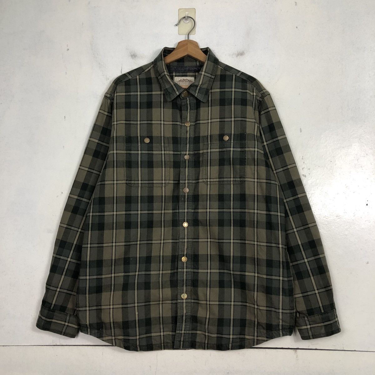 Japanese Brand Vintage Chore Jacket Plaid Blanket Katahdin Iron Work Tartan Size US M / EU 48-50 / 2 - 3 Thumbnail