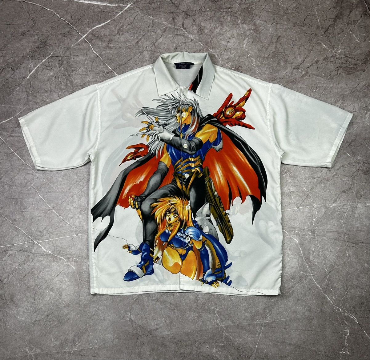 Japanese Brand × Vintage 1990s JAPANESE MESH AWESOME VINTAGE RARE SHIRT Size US XXL / EU 58 / 5 - 1 Thumbnail
