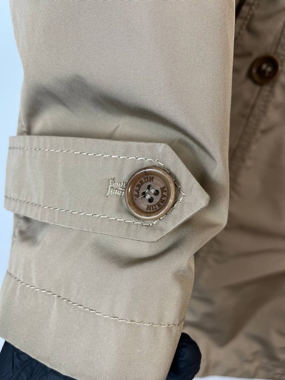 MABRUN Beige Trench Coat Jacket Women Windbreaker Size XL