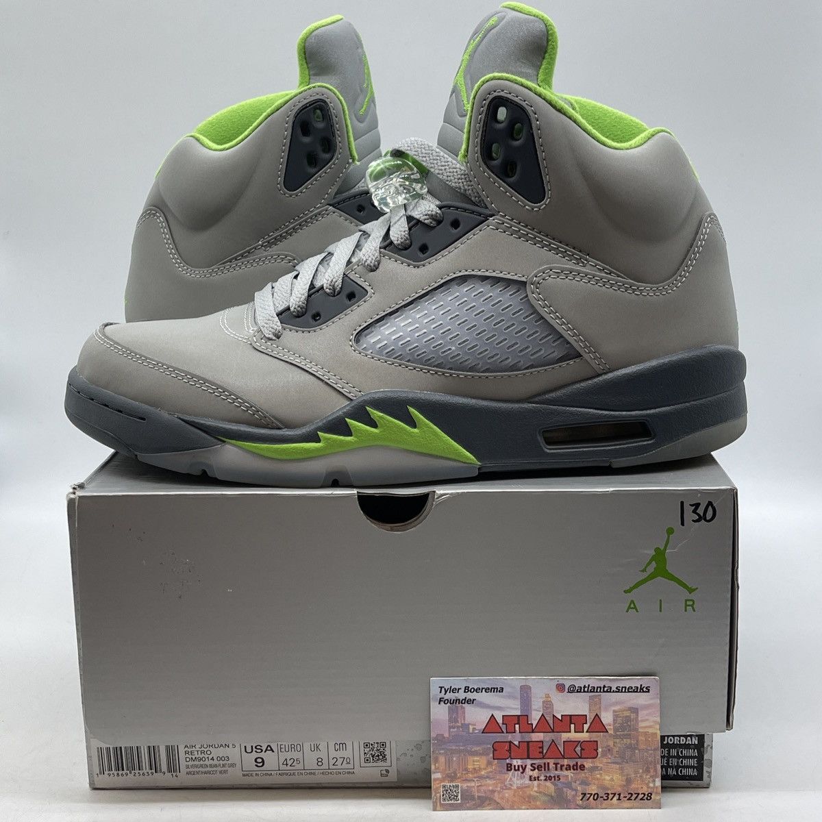 Jordan Brand Air Jordan 5 green bean Size US 9 / EU 42 - 1 Thumbnail