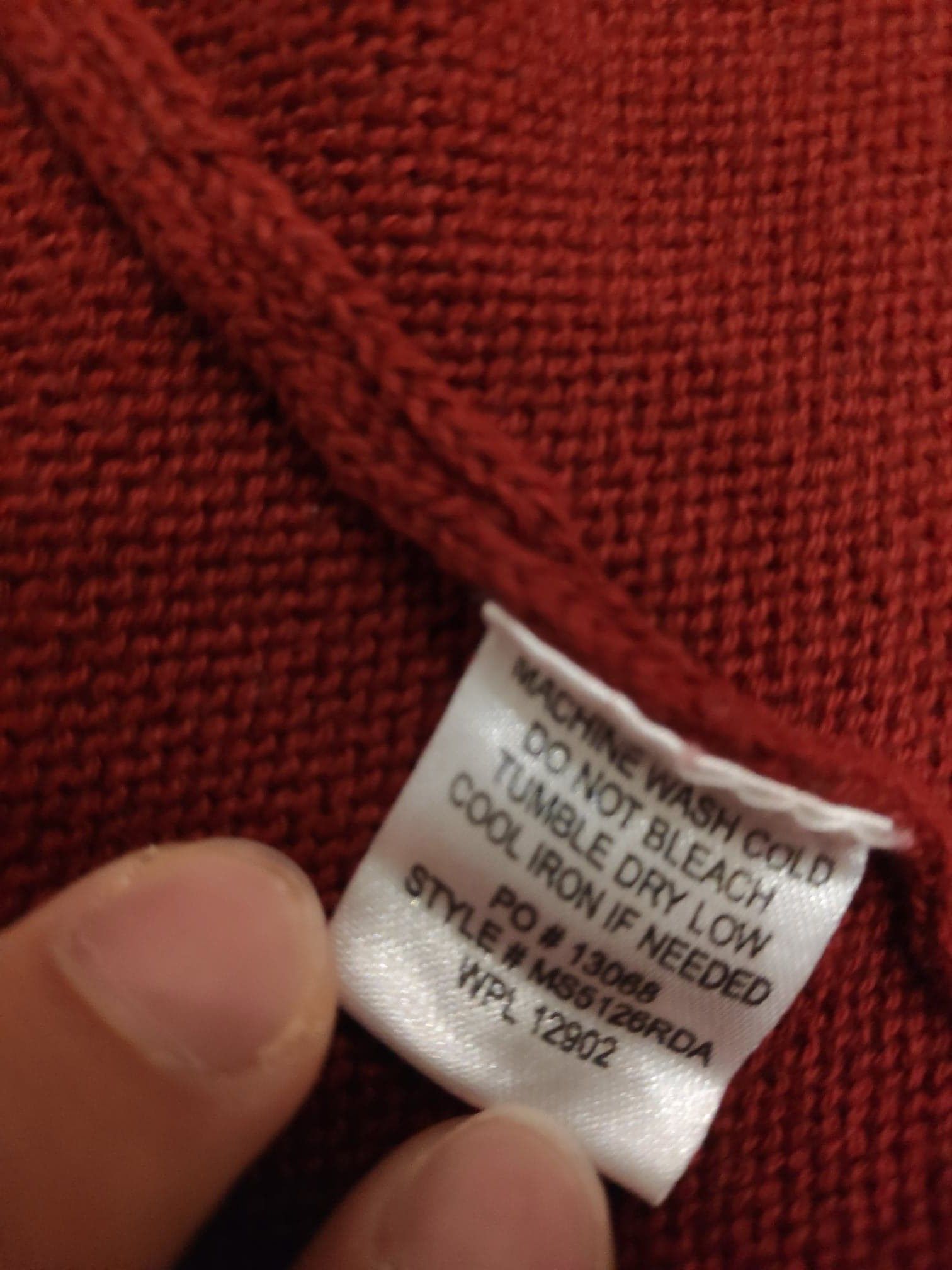 U.S. Polo Assn. × Vintage U.S. Polo Assn. Red Burgundy Sweater Size US L / EU 52-54 / 3 - 4 Thumbnail