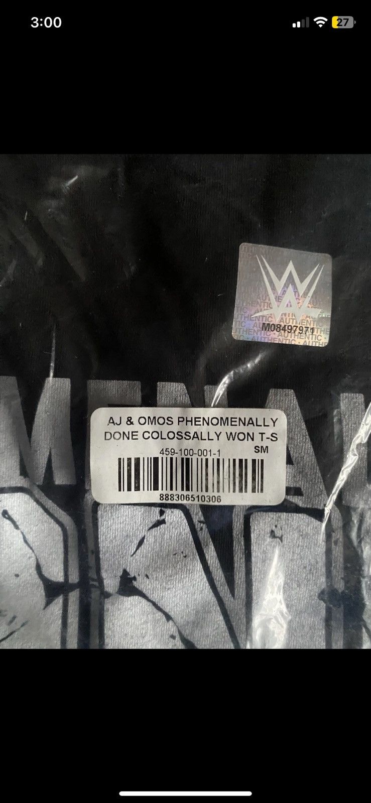 WWE WWE AJ Styles Mens T Shirt size Small Brand New Size US S / EU 44-46 / 1 - 2 Thumbnail