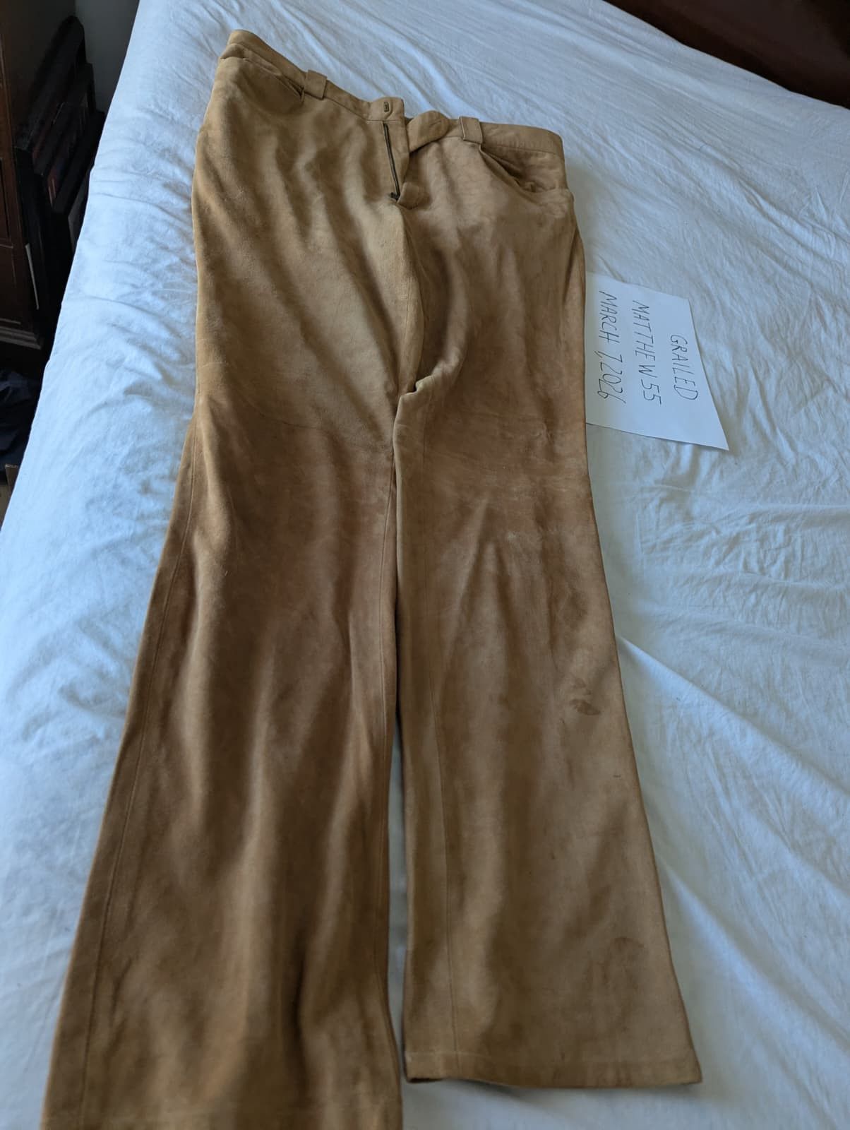 Other Vintage Ralph Lauren Suede Pants Size US 38 / EU 54 - 1 Thumbnail
