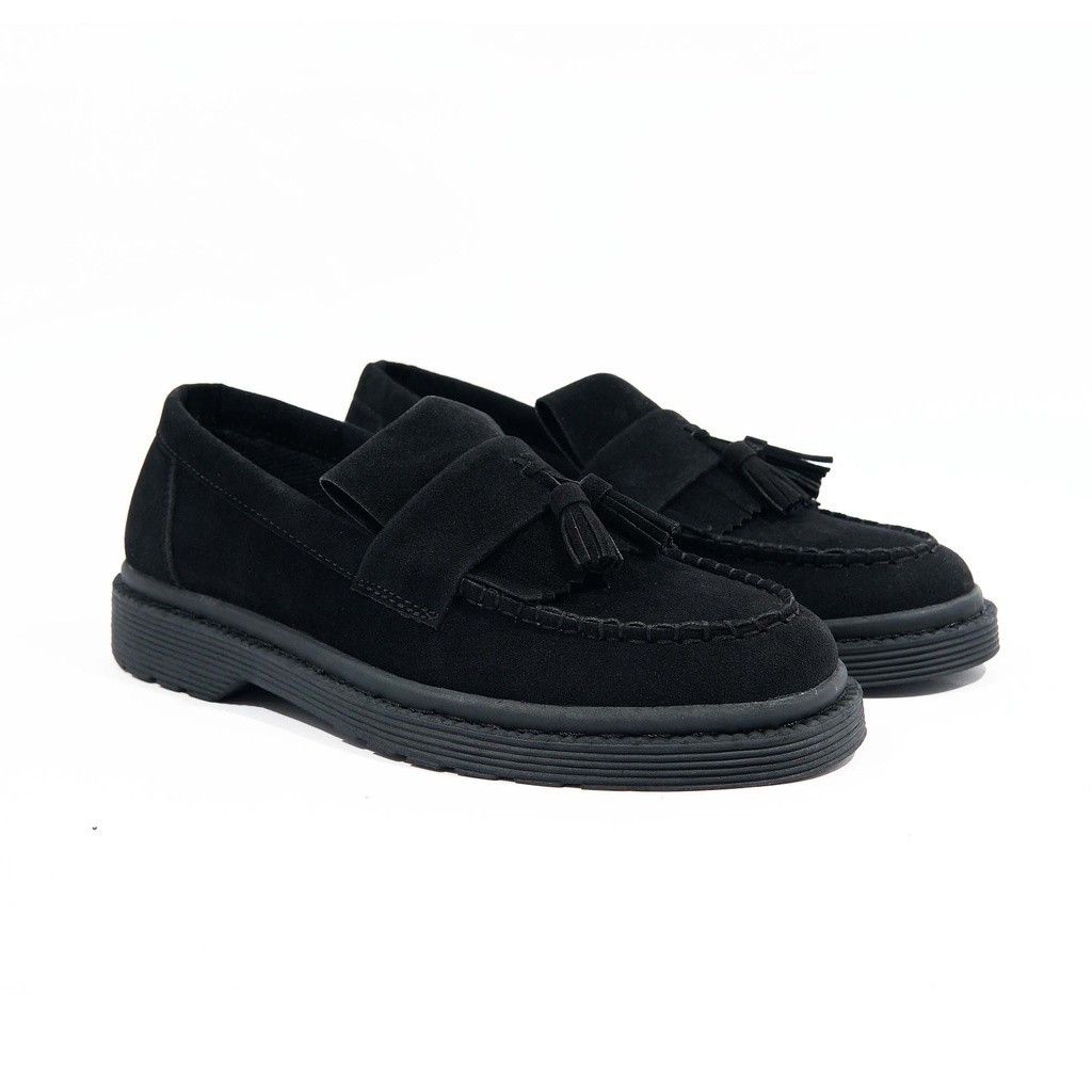 Other Fleur Tassel Black Loafers Suede Size US 10 / EU 43 - 1 Thumbnail