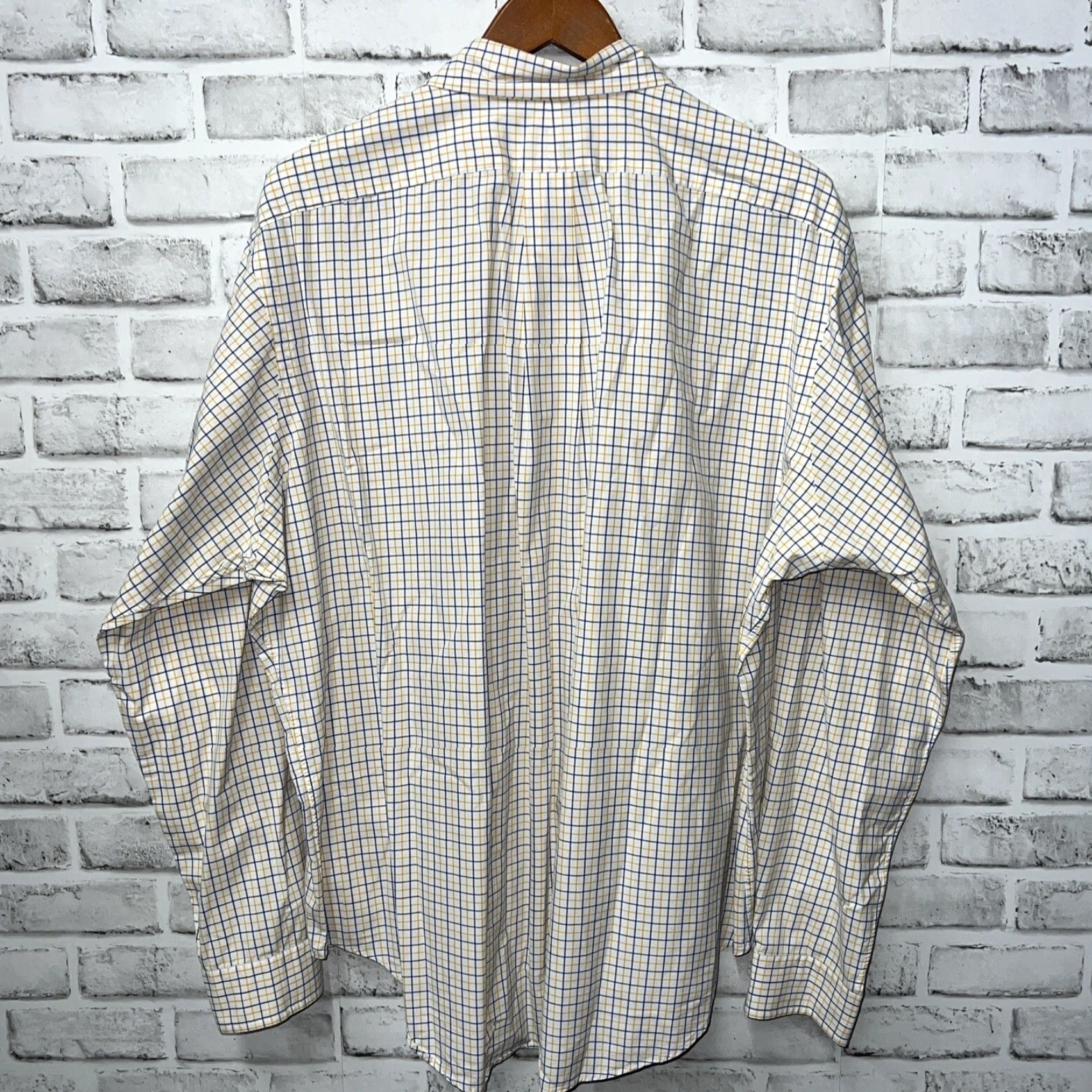 Ralph Lauren Ralph Lauren Button-Up Shirt Plaid Yellow XL Mens Long Sleeve Classic Fit Size US XL / EU 56 / 4 - 4 Thumbnail