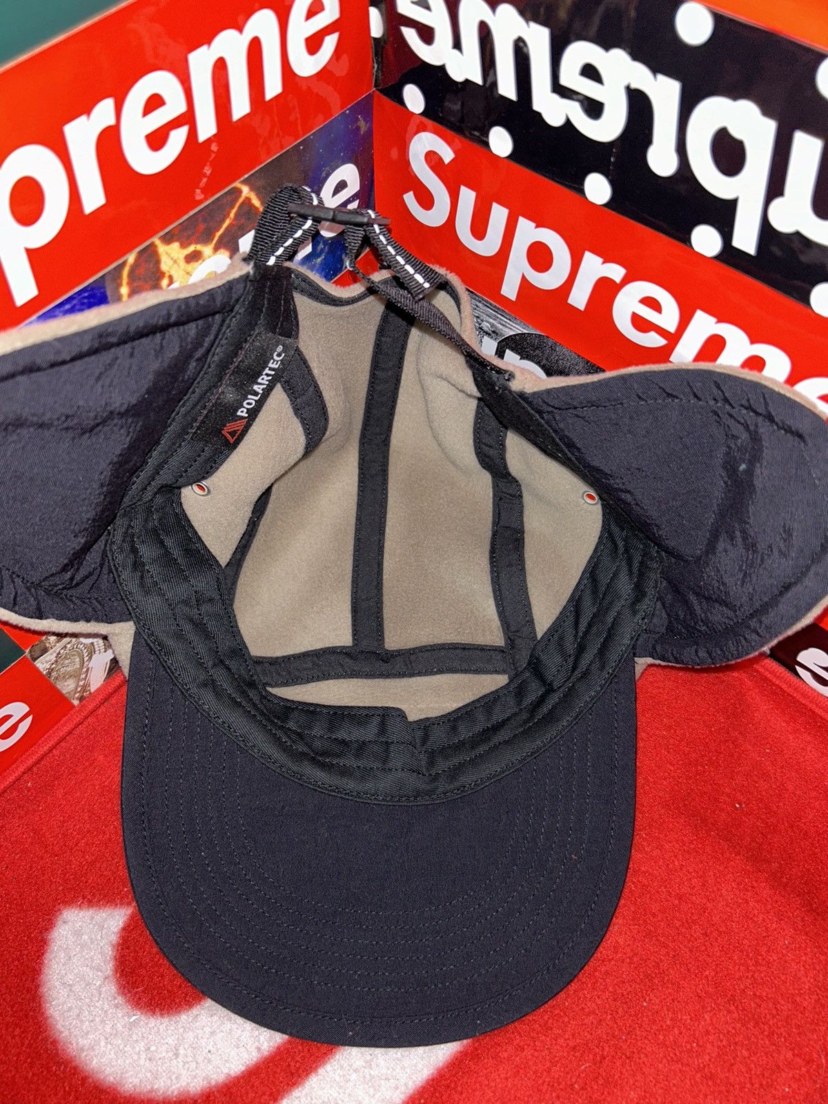 Supreme Supreme Polartec Earflap Camp Cap FW24 NEW Size ONE SIZE - 6 Thumbnail