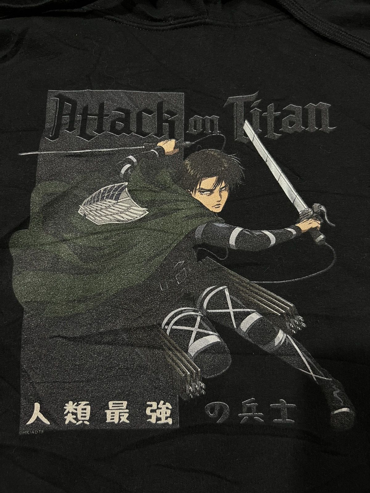 Anime × Japanese Brand × Vintage Vintage Levi Ackerman Attack on Titan 🇯🇵 Manga Hoodie Size US M / EU 48-50 / 2 - 3 Thumbnail