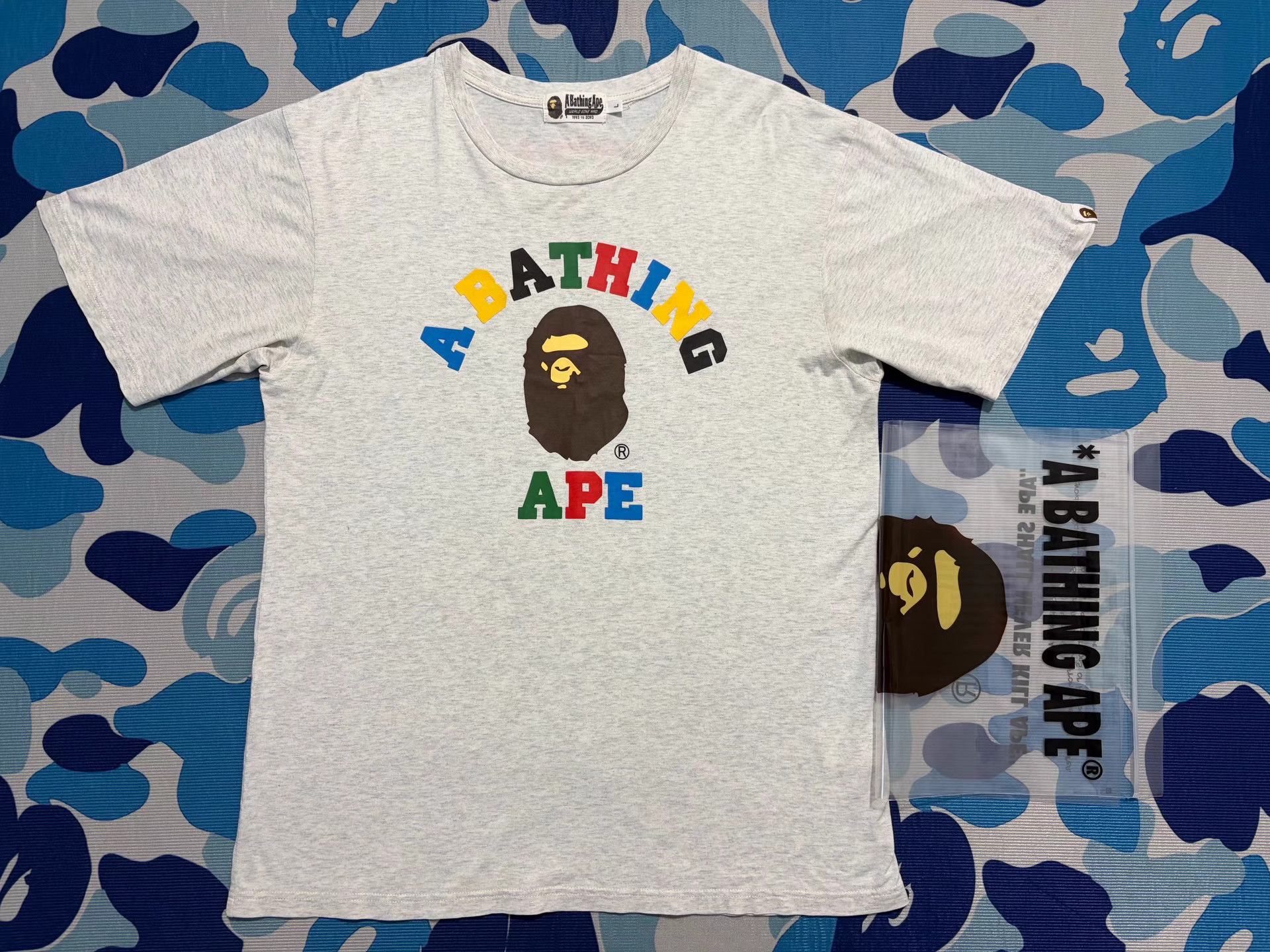 Bape Bape Rainbow Ape Head Short Sleeve Tee Size US L / EU 52-54 / 3 - 1 Thumbnail