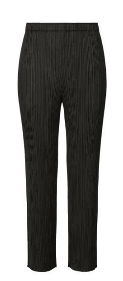Issey Miyake Issey Miyake size:3 Black pleated trousers Size 31" - 1 Thumbnail