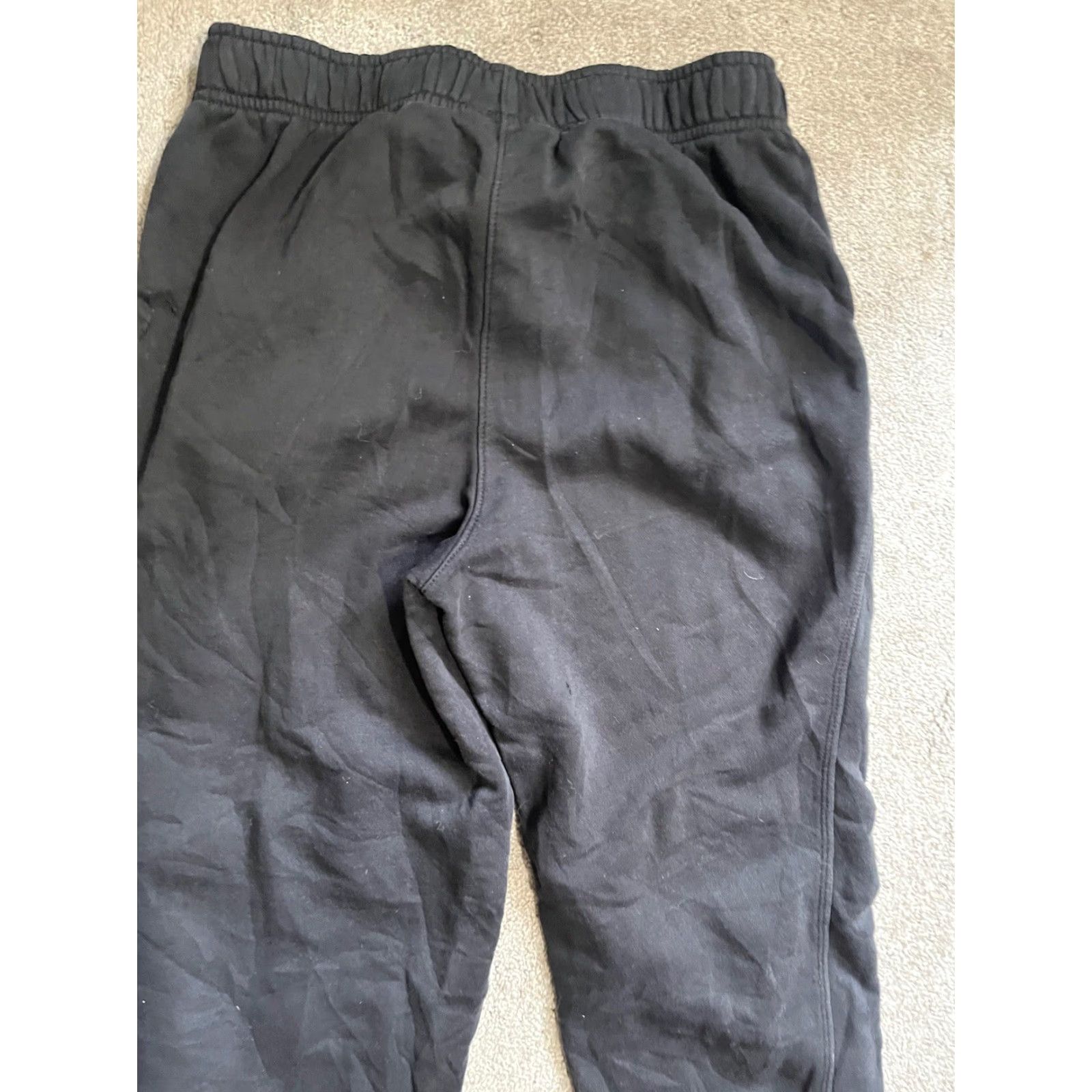 Champion Champion Sweatpants Men’s Medium Authentic Straight Pocket Logo Black Cotton Pants Size US 31 - 4 Thumbnail