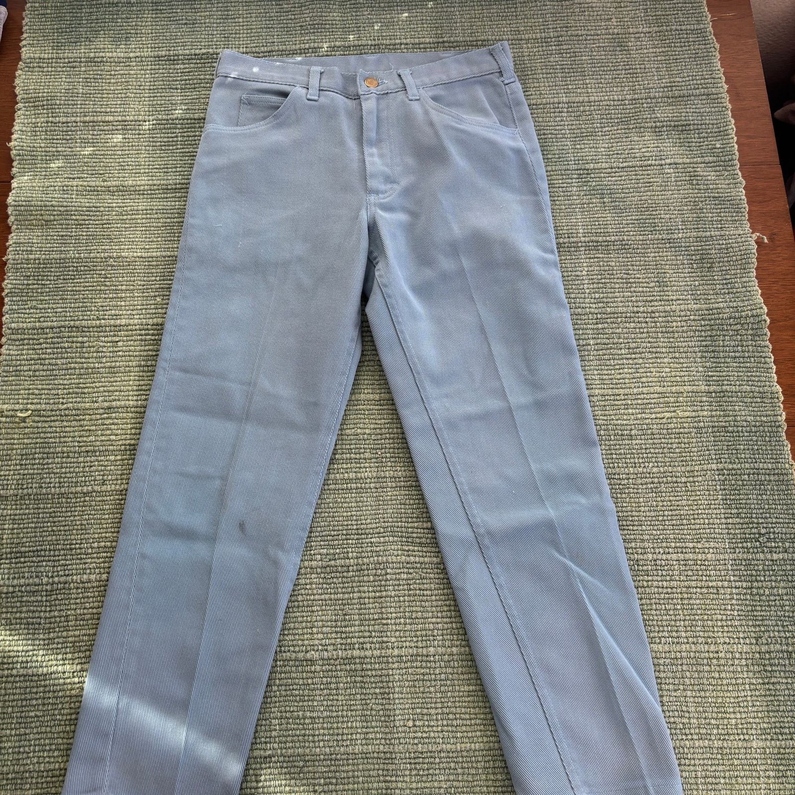 Lee × Vintage True vintage 60s Lee cotton twill Lee-Prest blue trousers Size 29" - 8 Thumbnail