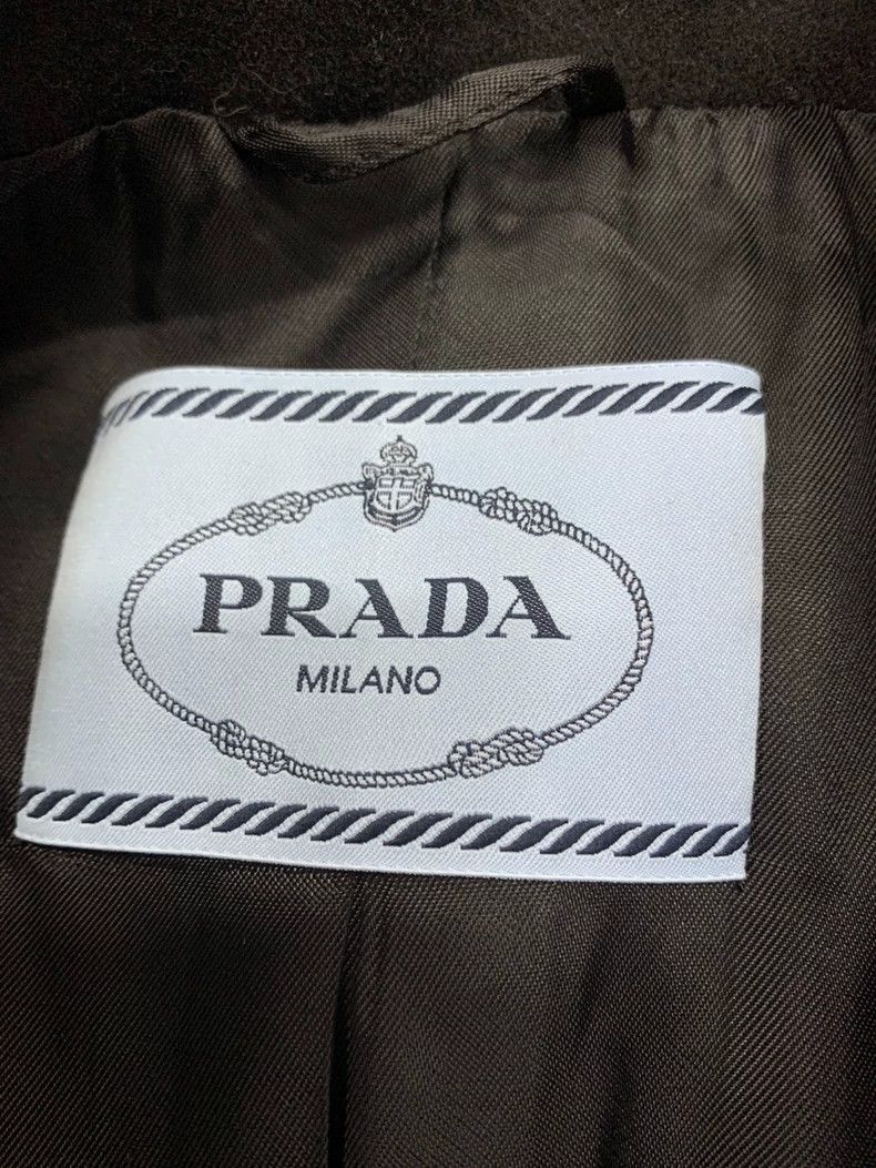 Prada Prada Black wool coat Size XS / US 0-2 / IT 36-38 - 3 Thumbnail