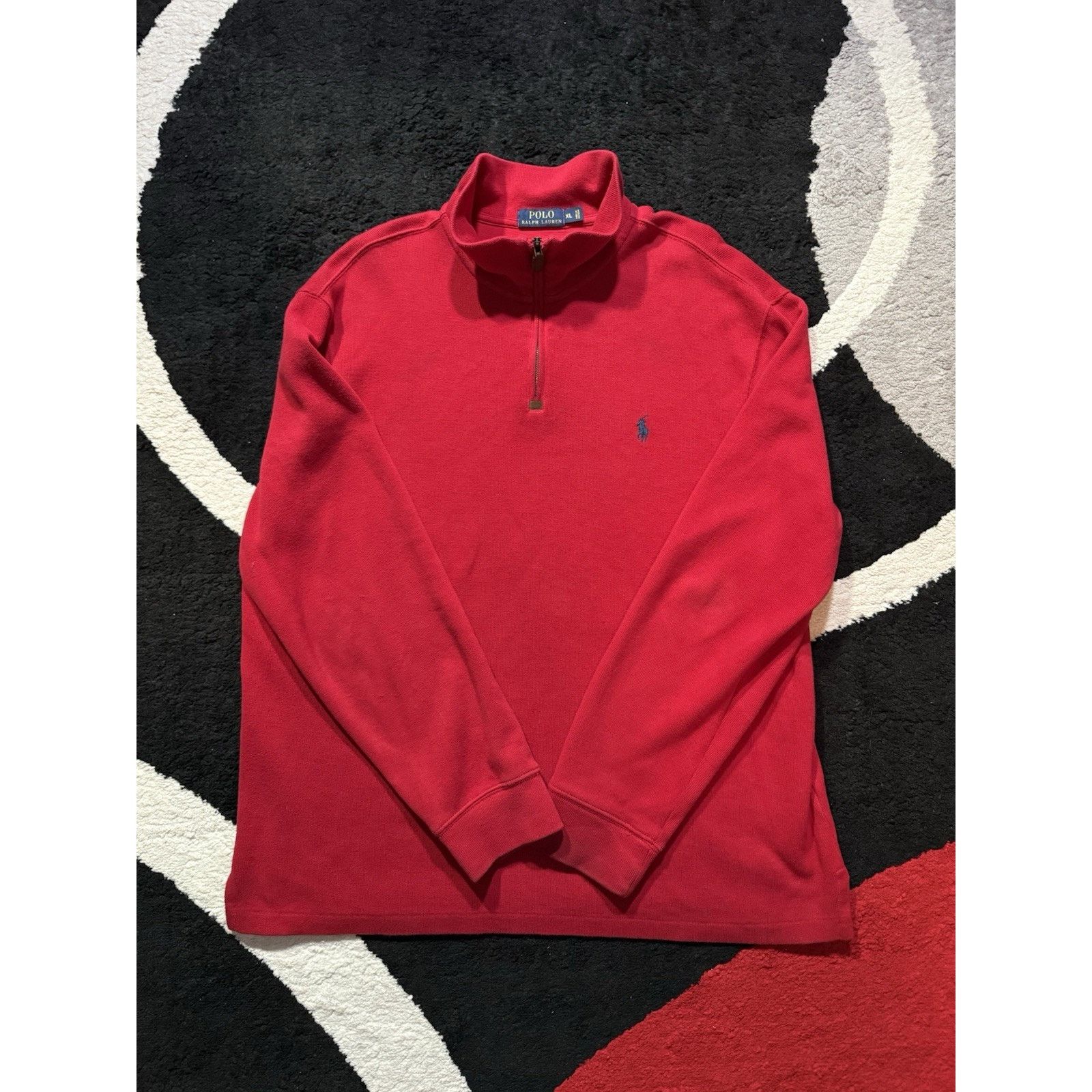 Ralph Lauren Polo Ralph Lauren Red Quarter Zip Sweater Men’s Size XL Size US XL / EU 56 / 4 - 5 Thumbnail