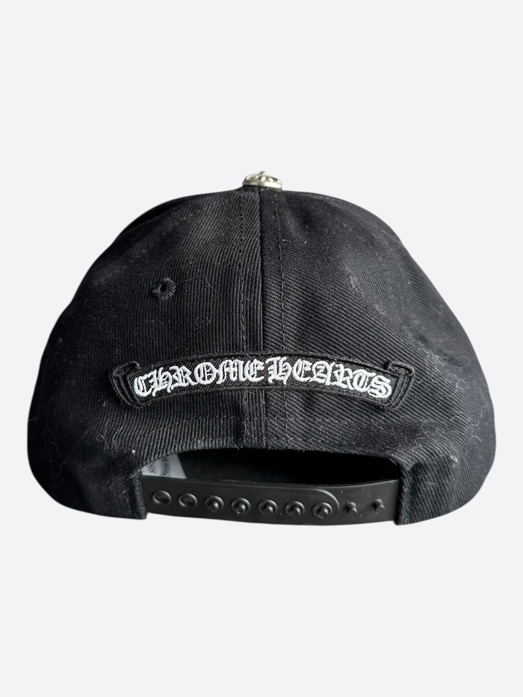 Chrome Hearts Chrome Hearts Black Embroidered Cross Logo Hat Size ONE SIZE - 3 Thumbnail