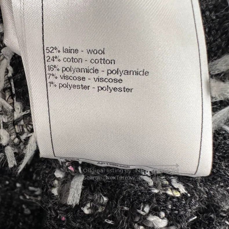 Chanel Chanel 23a Handicraft Workshop Series Black and White Plai Size XXS / US 00 / IT 34 - 8 Thumbnail