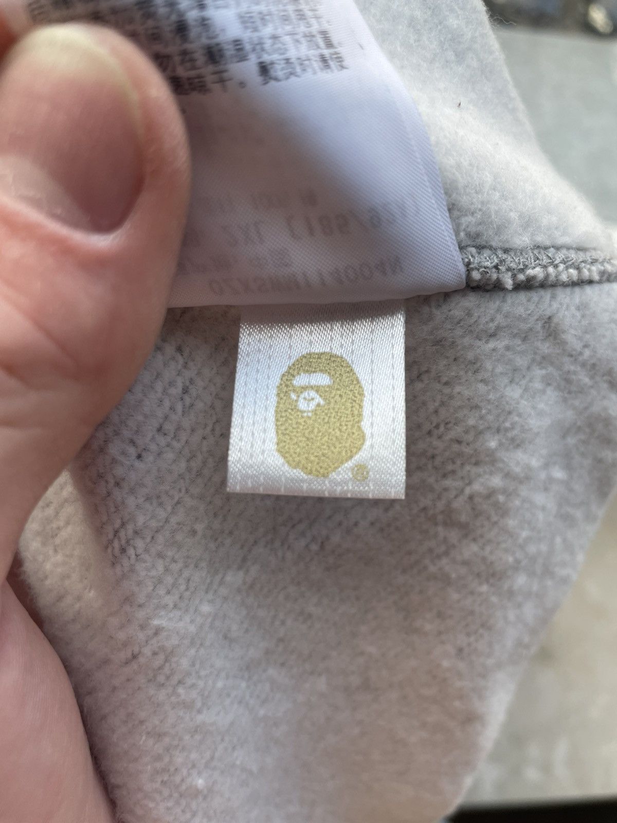 Bape Bape heather gray camo pullover Size US XXL / EU 58 / 5 - 10 Thumbnail