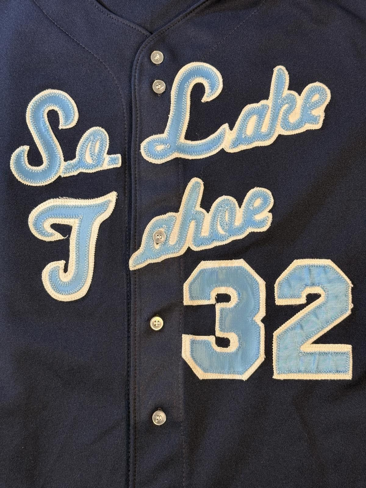 Designer VTG South Lake Tahoe Baseball Jersey Made in USA Large Size US L / EU 52-54 / 3 - 4 Thumbnail