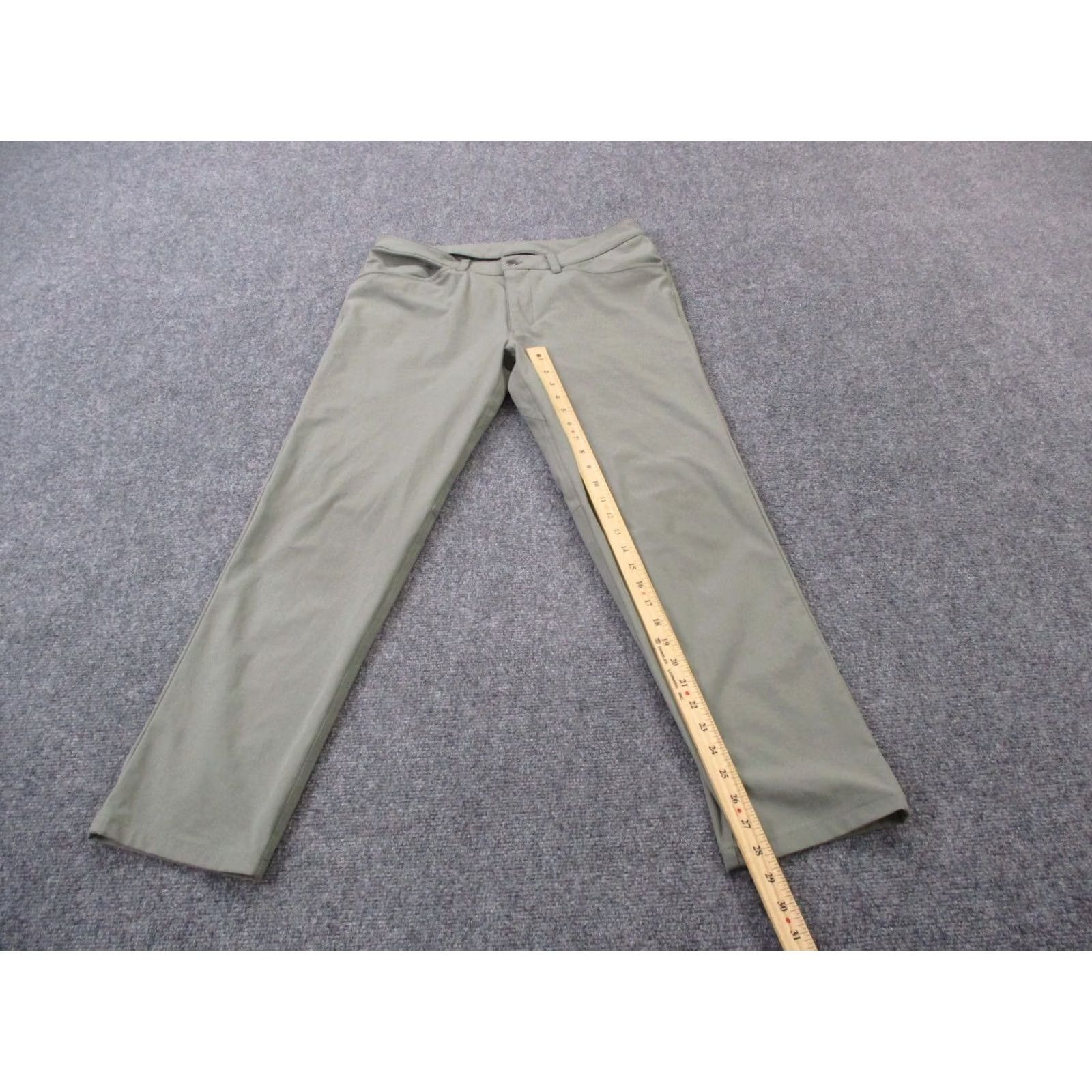 Lululemon Lululemon Pants Mens 31 Green Chino ABC Classic Fit Trouser Warpstreme LM5967S Pants Mens 31 Green Chino - 28 Inseam 31W 31 L? Size US 31 - 3 Thumbnail